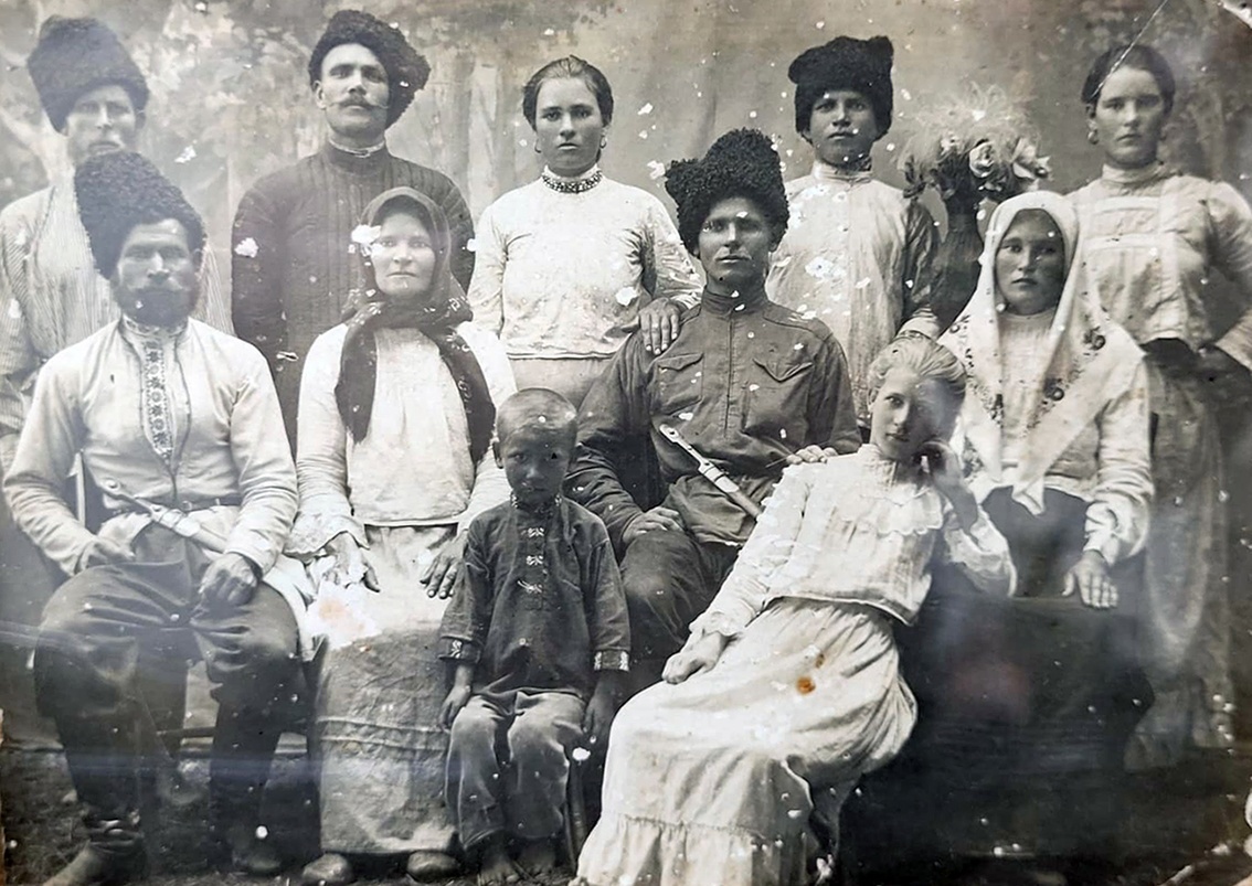 Cossacks and their families in pre-revolutionary photos - The photo, Historical photo, Cossacks, Longpost