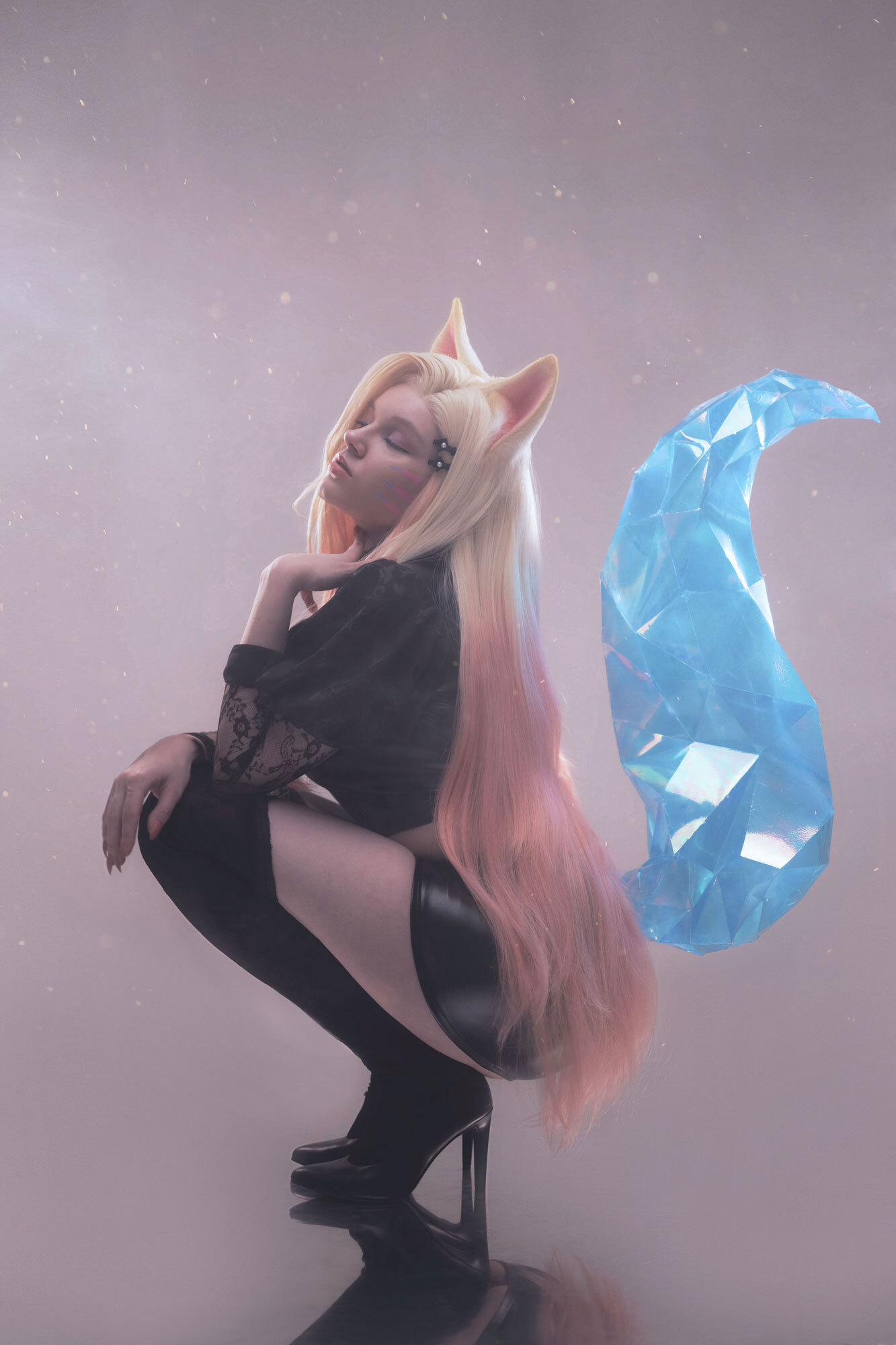 Ahri KDA Tha Baddest / cosplay - My, Ahri, KDA, League of legends, Longpost, The photo