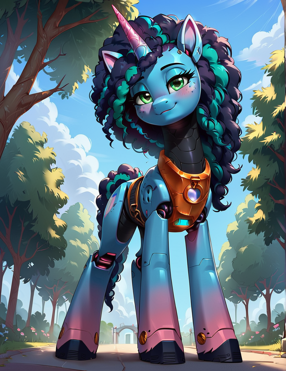 Pony bots - My, Neural network art, My little pony, Sweetie belle, Derpy hooves, Sunset shimmer, Lyra heartstrings, Octavia melody, Misty(g5), Bon bon, Longpost