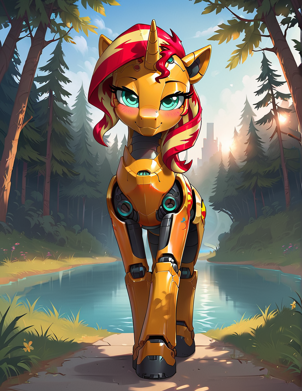 Pony bots - My, Neural network art, My little pony, Sweetie belle, Derpy hooves, Sunset shimmer, Lyra heartstrings, Octavia melody, Misty(g5), Bon bon, Longpost