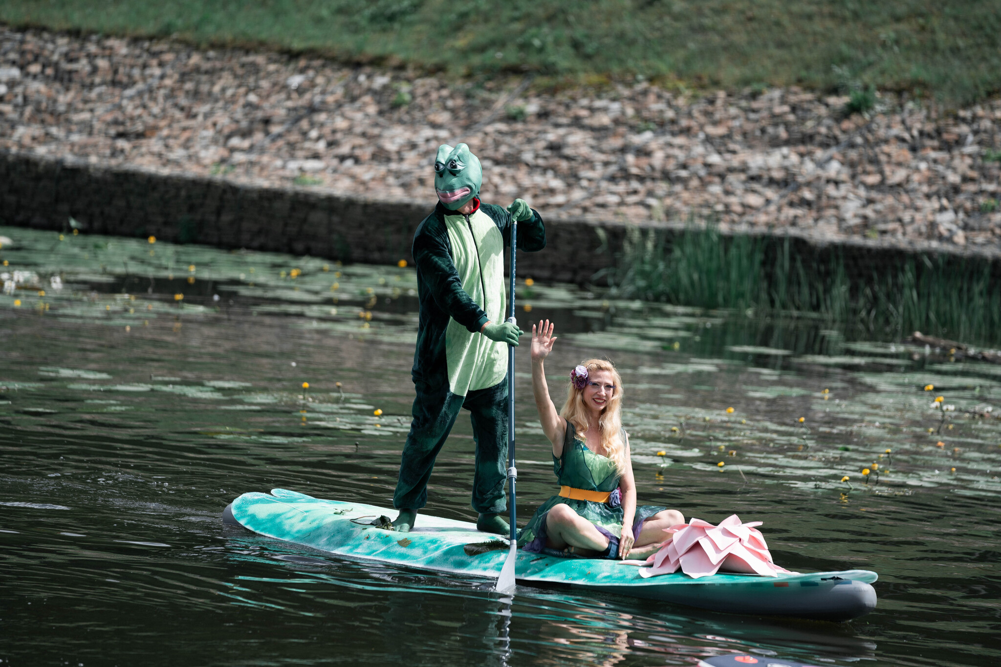 Third annual SUP carnival in Ivanovo - My, Sports girls, Sport, Paddleboard, SUPsurfing, Ivanovo, Ivanovo region, sights, Carnival, Longpost, Cosplay, Costume, The photo