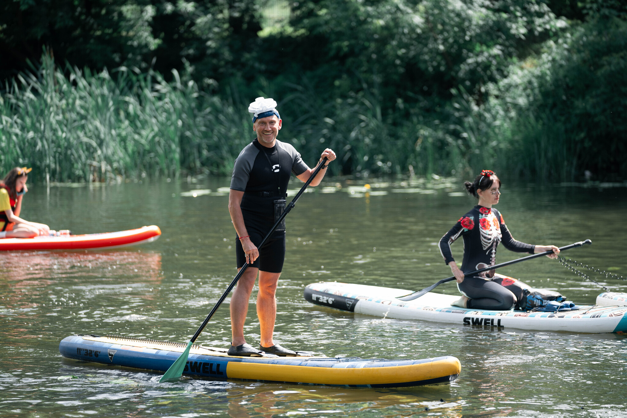 Third annual SUP carnival in Ivanovo - My, Sports girls, Sport, Paddleboard, SUPsurfing, Ivanovo, Ivanovo region, sights, Carnival, Longpost, Cosplay, Costume, The photo