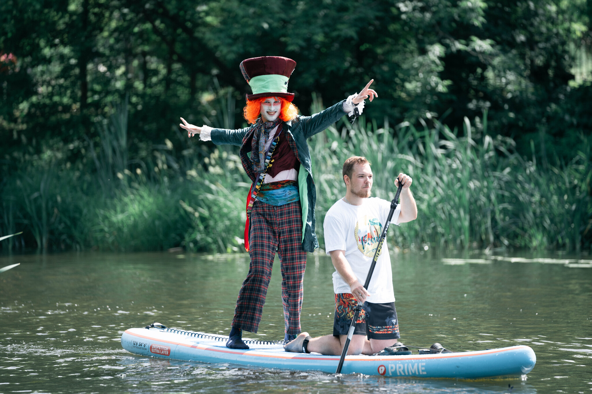 Third annual SUP carnival in Ivanovo - My, Sports girls, Sport, Paddleboard, SUPsurfing, Ivanovo, Ivanovo region, sights, Carnival, Longpost, Cosplay, Costume, The photo