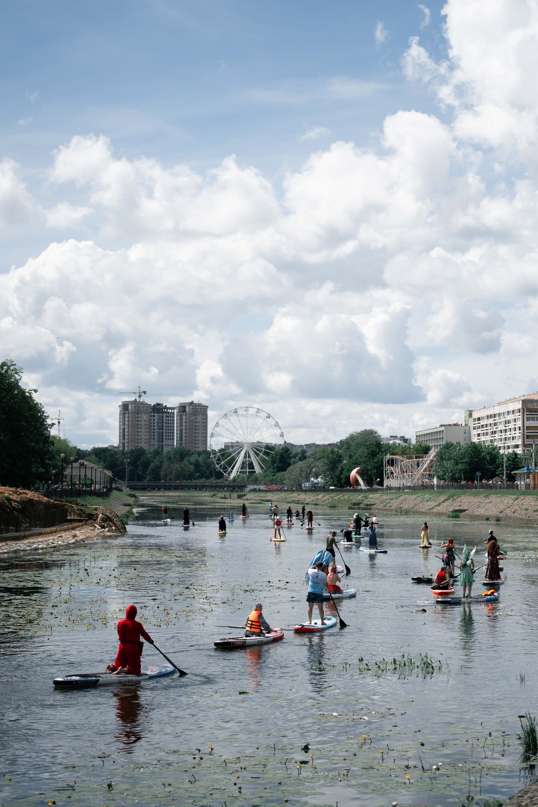 Third annual SUP carnival in Ivanovo - My, Sports girls, Sport, Paddleboard, SUPsurfing, Ivanovo, Ivanovo region, sights, Carnival, Longpost, Cosplay, Costume, The photo