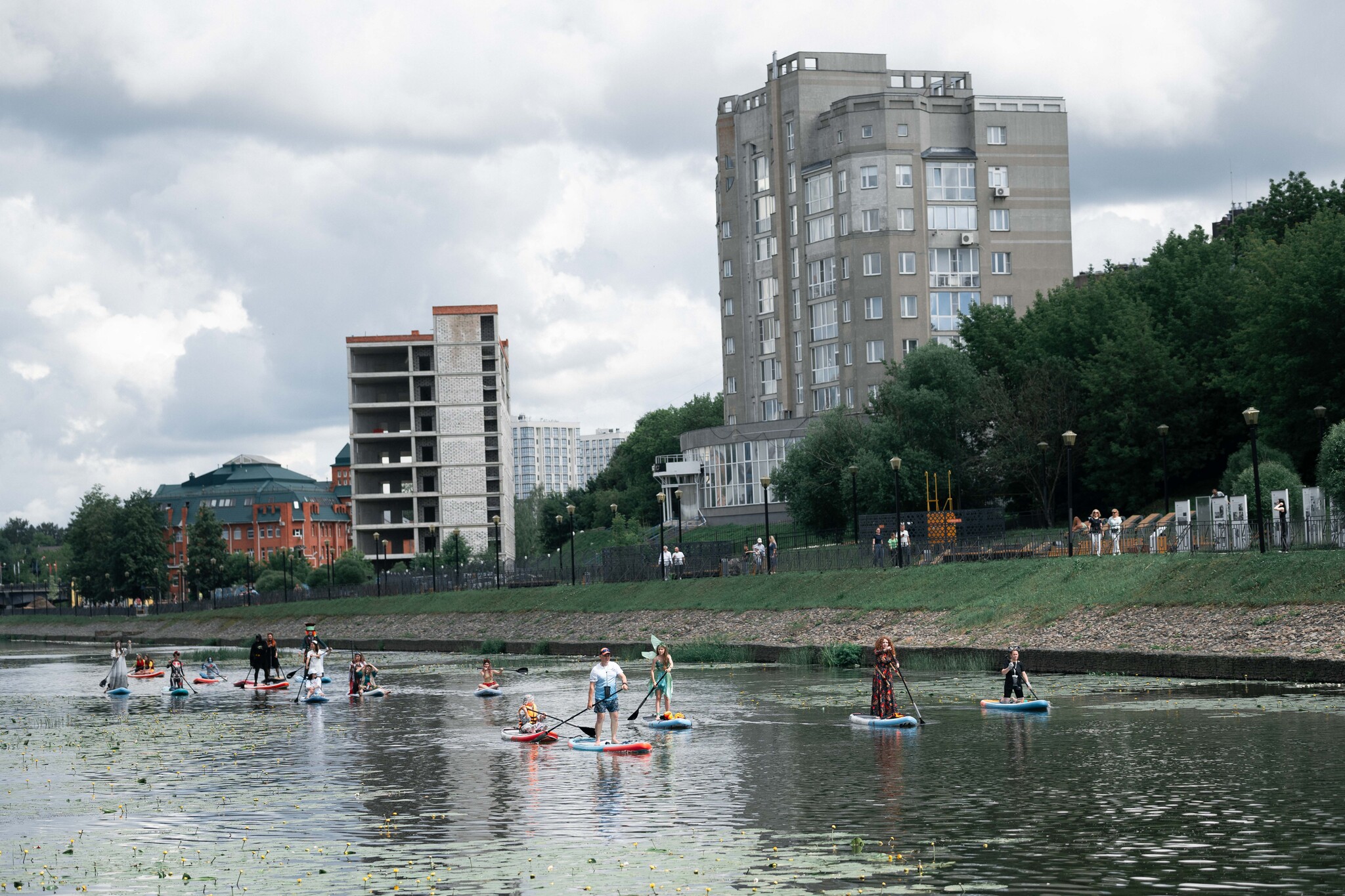 Third annual SUP carnival in Ivanovo - My, Sports girls, Sport, Paddleboard, SUPsurfing, Ivanovo, Ivanovo region, sights, Carnival, Longpost, Cosplay, Costume, The photo