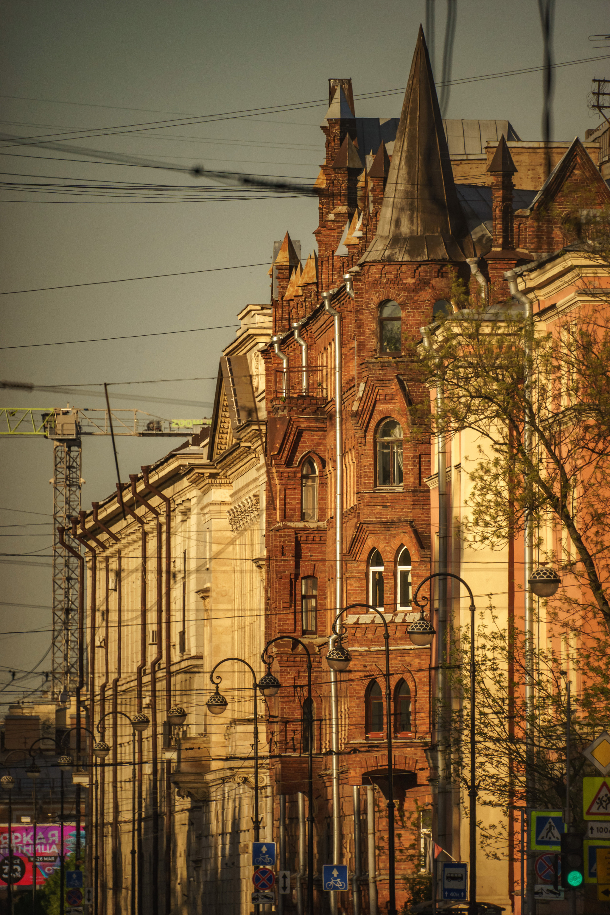 Very long-focus photos again - My, The photo, Town, Evening, Saint Petersburg, 500mm, Zm-5sa, Longpost