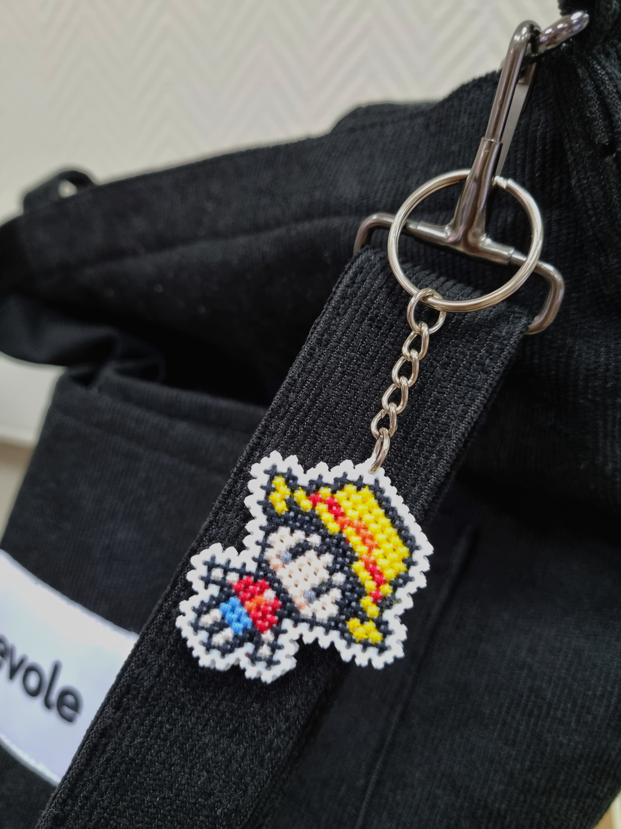 Badges and keychains using cross stitch technique - My, Needlework without process, Cross-stitch, Longpost