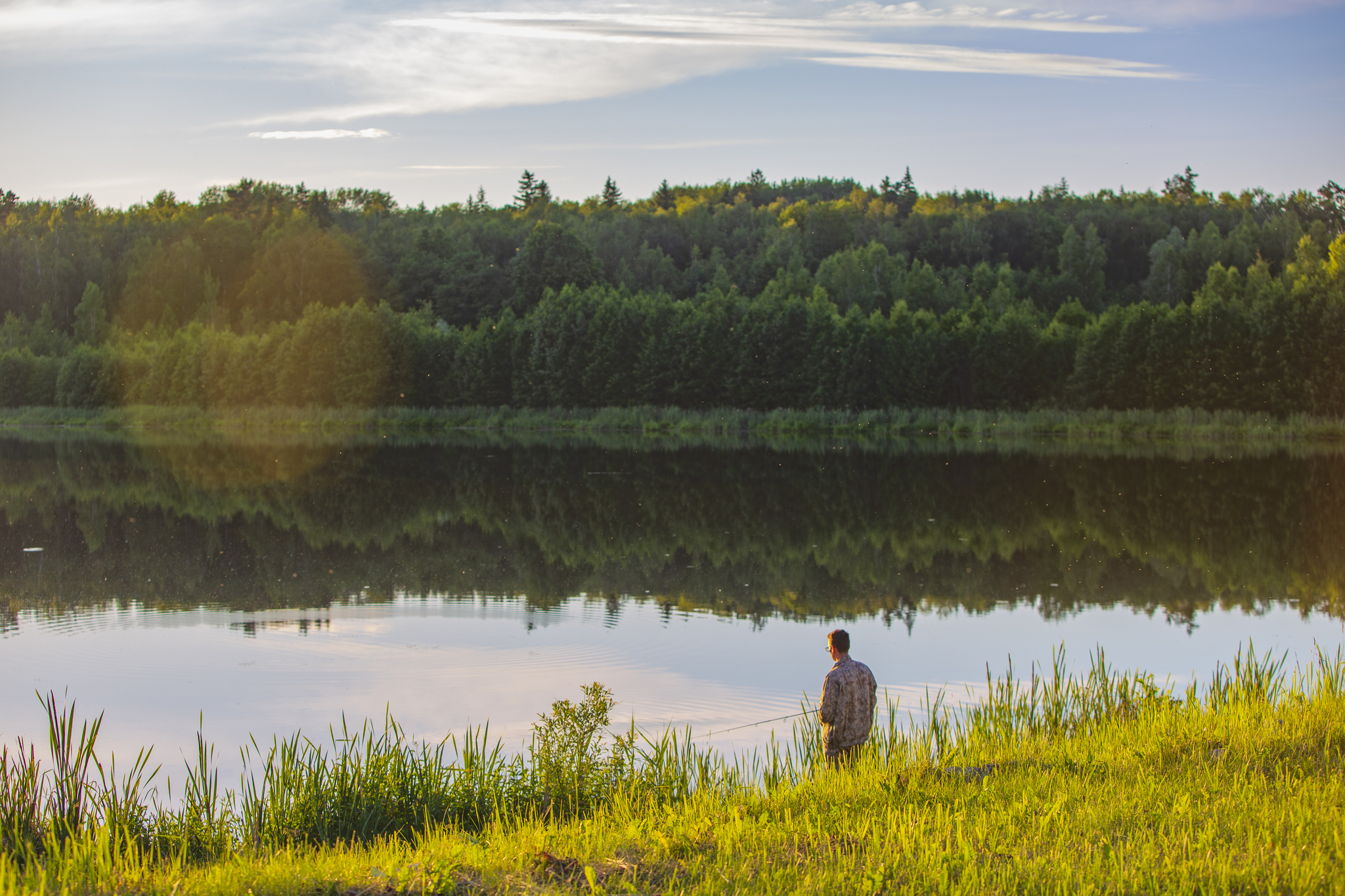 Summer sunsets - Moscow region, Yegoryevsky District, Landscape, Nature, Pond, Lake, Longpost