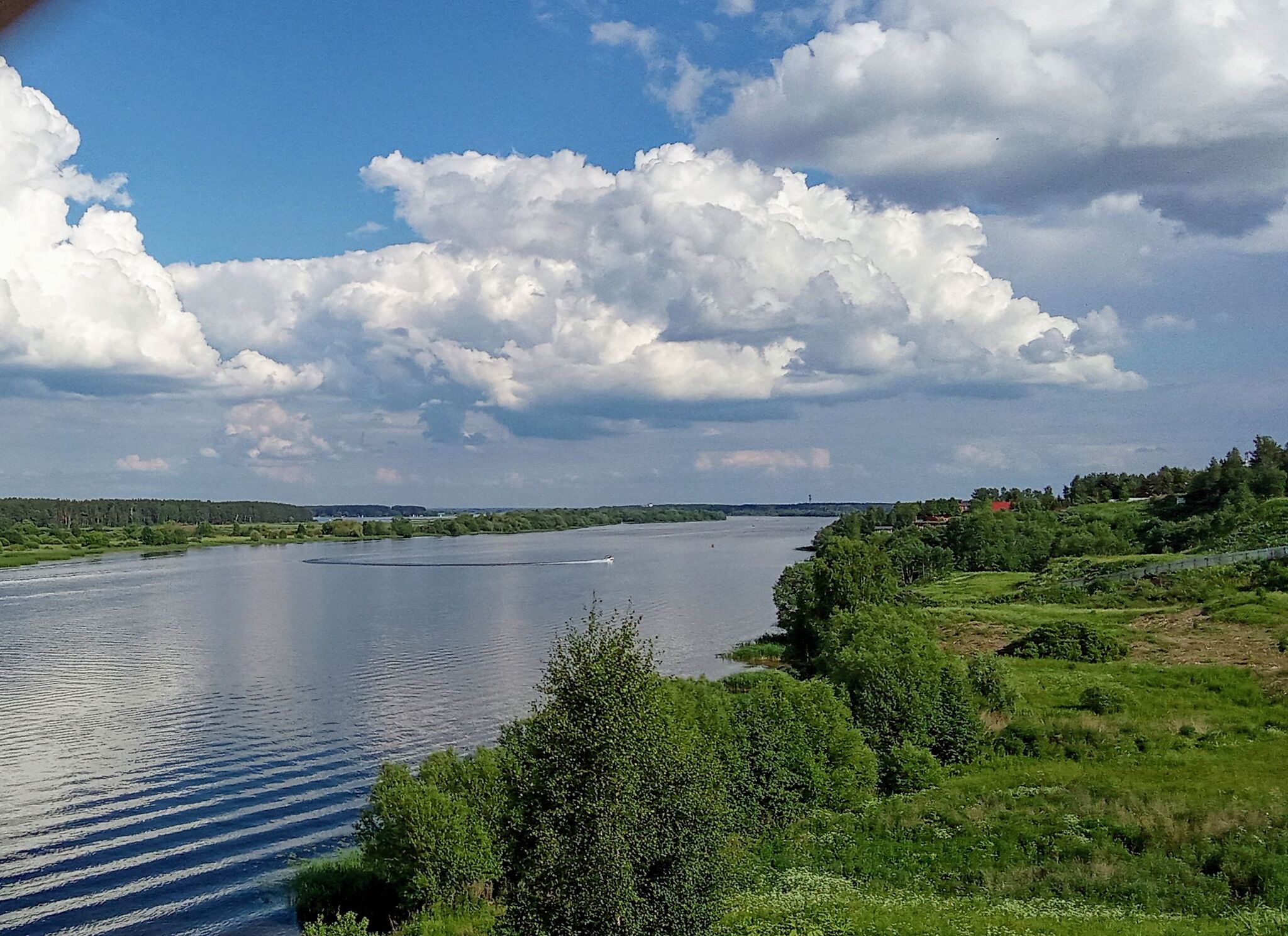 Река Волга. Село Городня, Тверская обл - Моё, Мобильная фотография, Тверская область