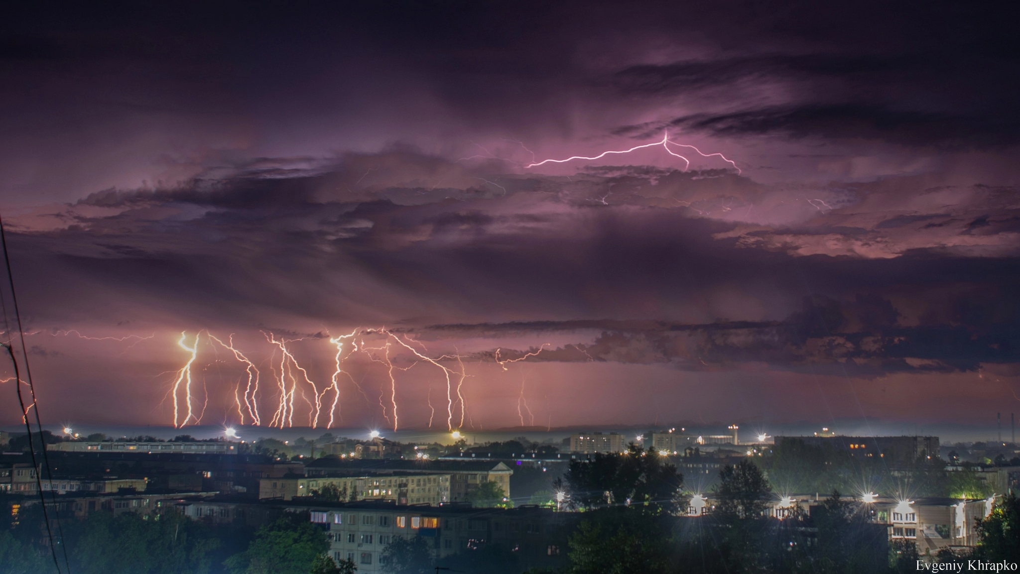 Epic - Thunderstorm, Lightning, Nature, Altai region, Longpost