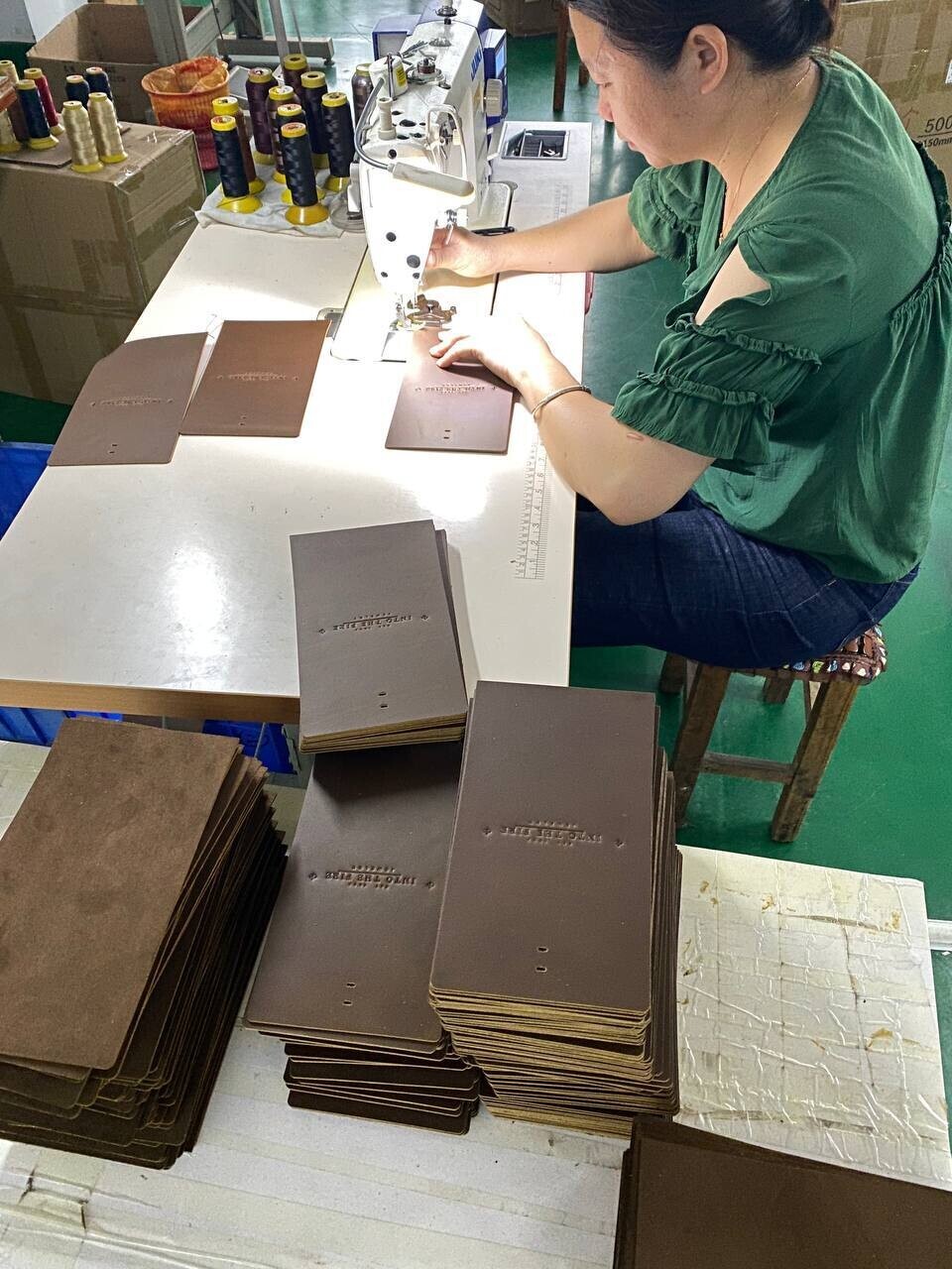 Visited a leather accessories factory with a client - My, Small business, China, Business, Production, Leather goods, Entrepreneurship, Natural leather, Accessories, Men's Accessories, Longpost