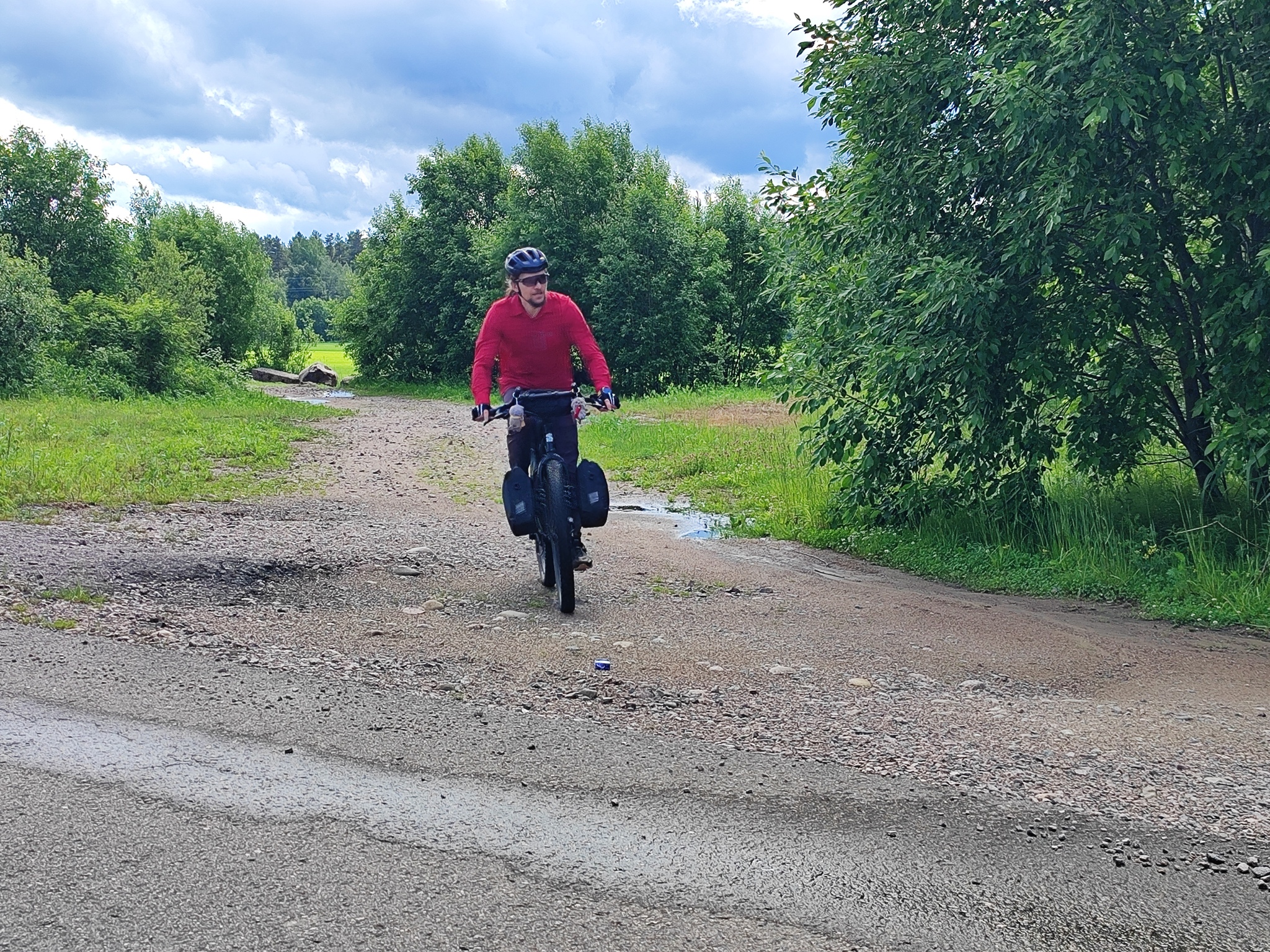 Погуляли в Ленобласти от Сосново до Выборга. День первый - Моё, Велосипед, Велопутешествие, Природа, Ладожское озеро, Длиннопост