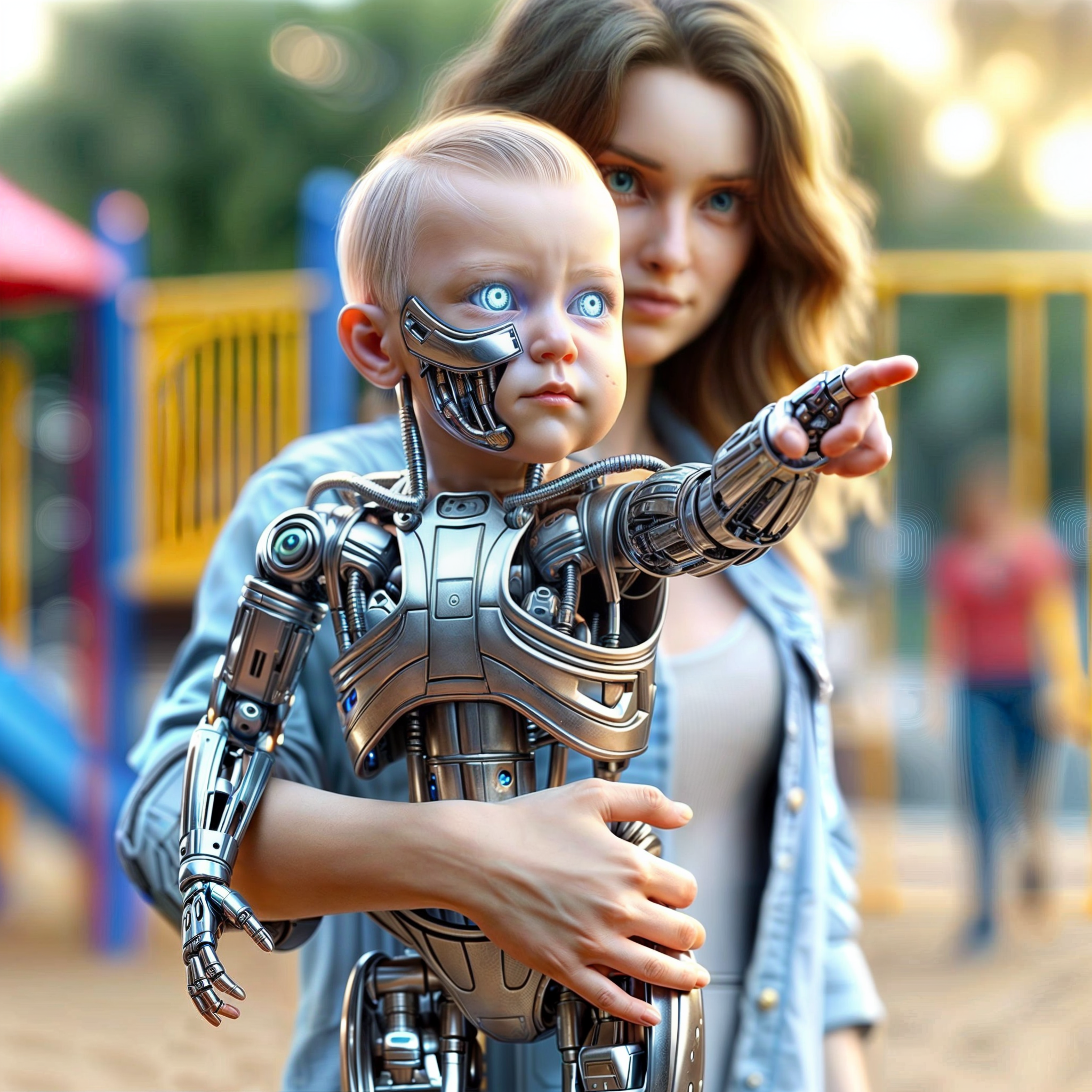 Reply to the post “There is no such thing as an ideal children’s costume...” - My, Terminator, T-1000, Terminator 2: Judgment Day, Cosplay, Children, Reply to post