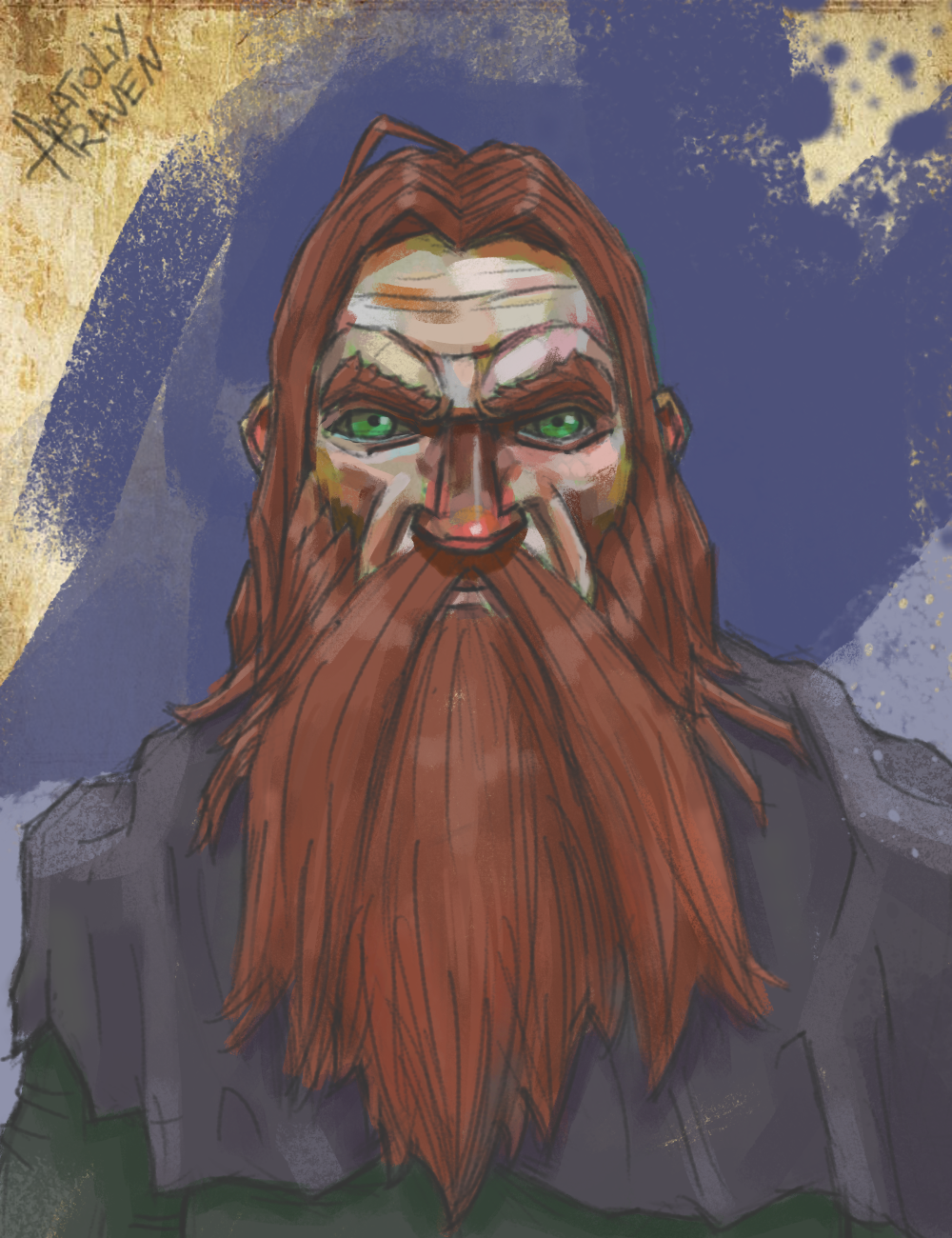 Dwarf Priest - My, Digital, Dwarves, Fantasy, World of warcraft