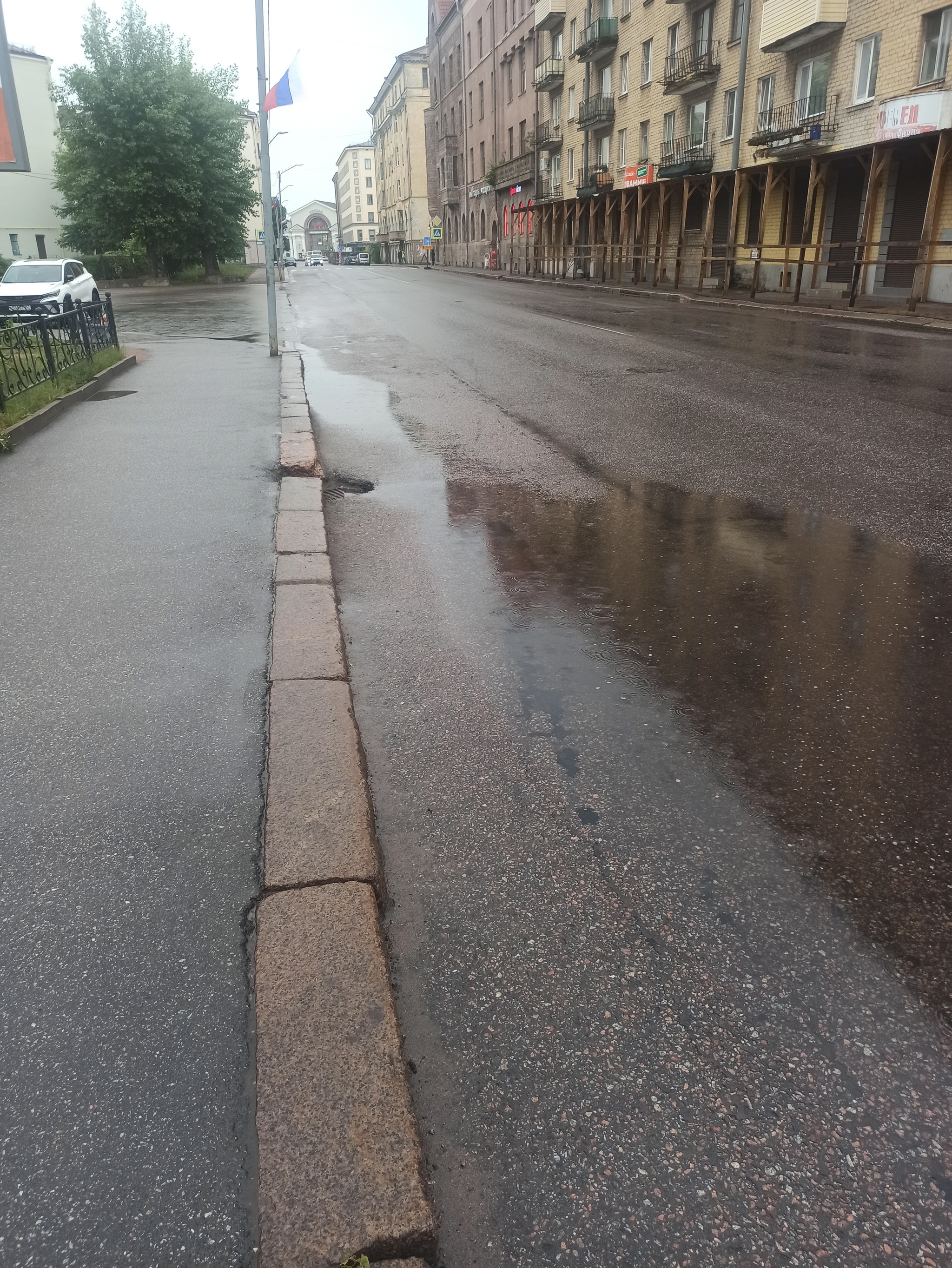 Road workers are not the same anymore - Vyborg, Road, Rukozhop, The photo, Longpost