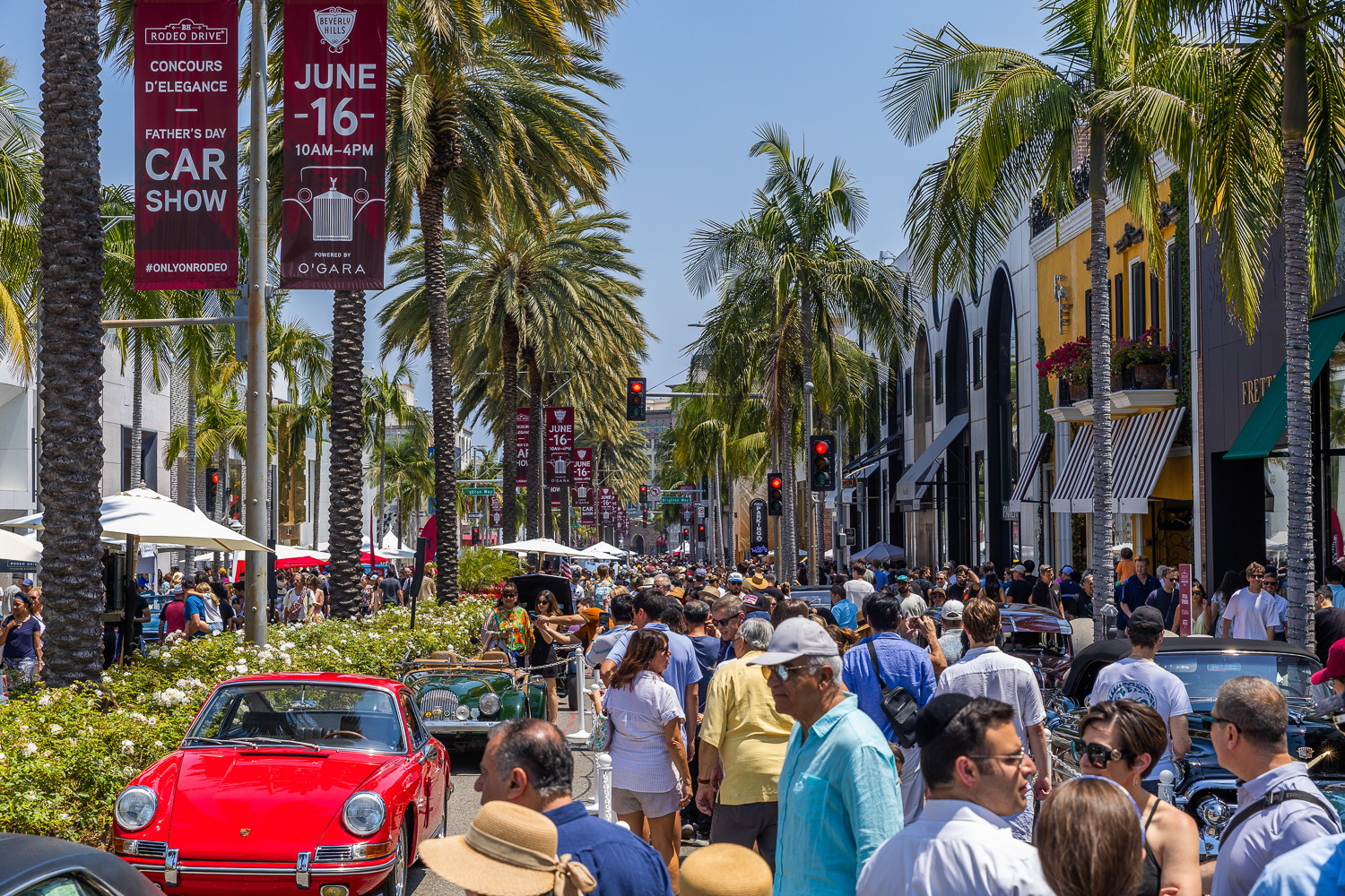 Ежегодное авто шоу под открытым небом Rodeo Drive (Beverly Hills) - Моё, Фотография, Путешествия, Город, Прогулка по городу, Авто, Pagani, Ferrari, Lamborghini, Porsche, Длиннопост