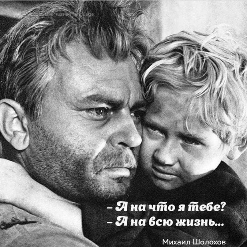 One of the masterpieces of Soviet cinema - Movies, the USSR, The fate of man, Picture with text