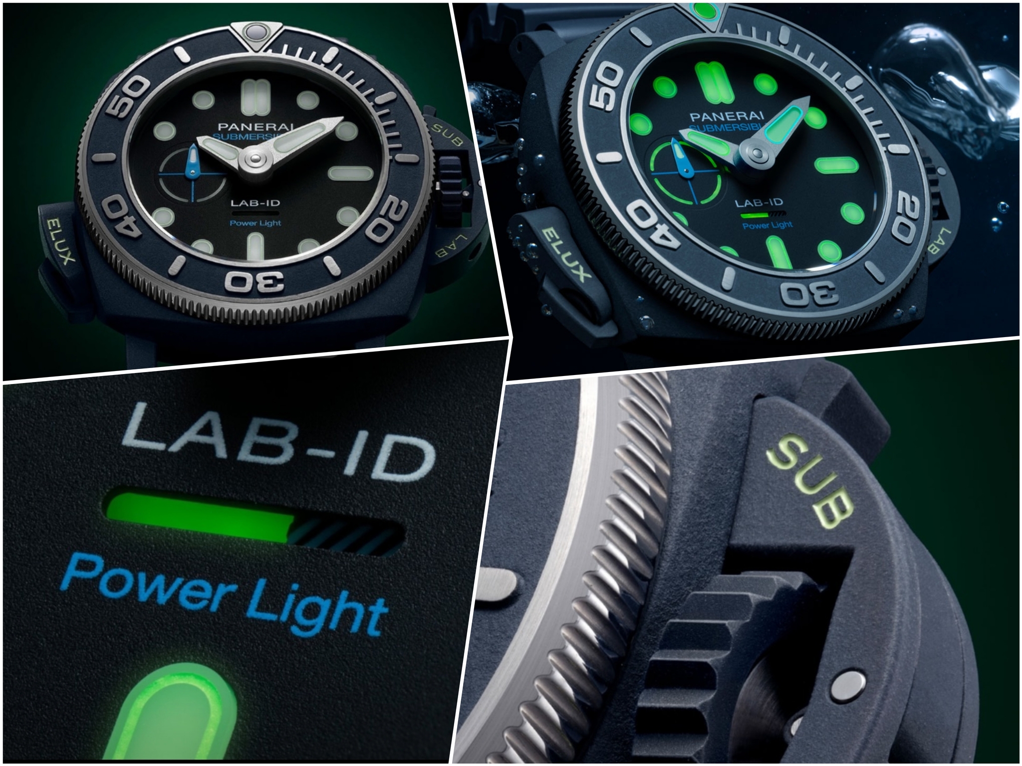 Panerai Submersible Elux LAB-ID with backlight, which works due to the built-in microgenerator - My, Wrist Watch, Collecting, Clock, Collection, Accessories, Men's Accessories, Men's Joys, Male, Science and technology news, news, Longpost