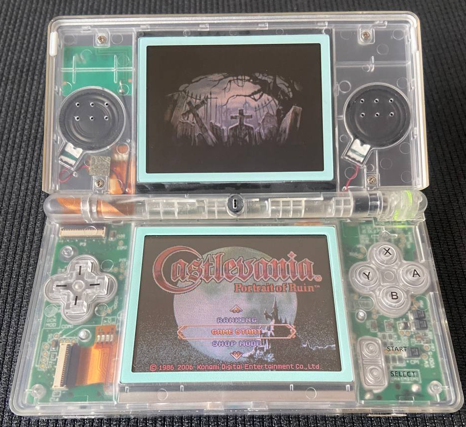 I changed the console into a transparent case. I continue repairing 10 Nintendo DS Lite, part 5 - My, Repair, Repair of equipment, Nintendo, Game console, Breaking, Consoles, Retro, Retro Console, Retro Games, Longpost