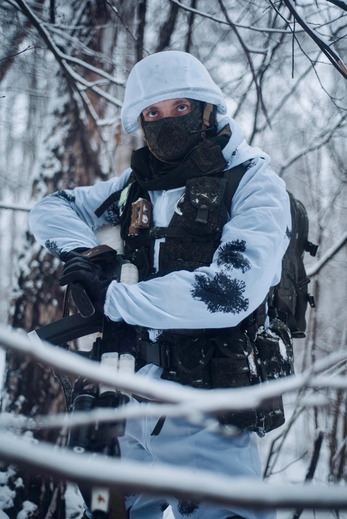 Зимний солдат - Моё, Солдаты, Фотография, Страйкбол, Милитари, Зима, Лес, Длиннопост