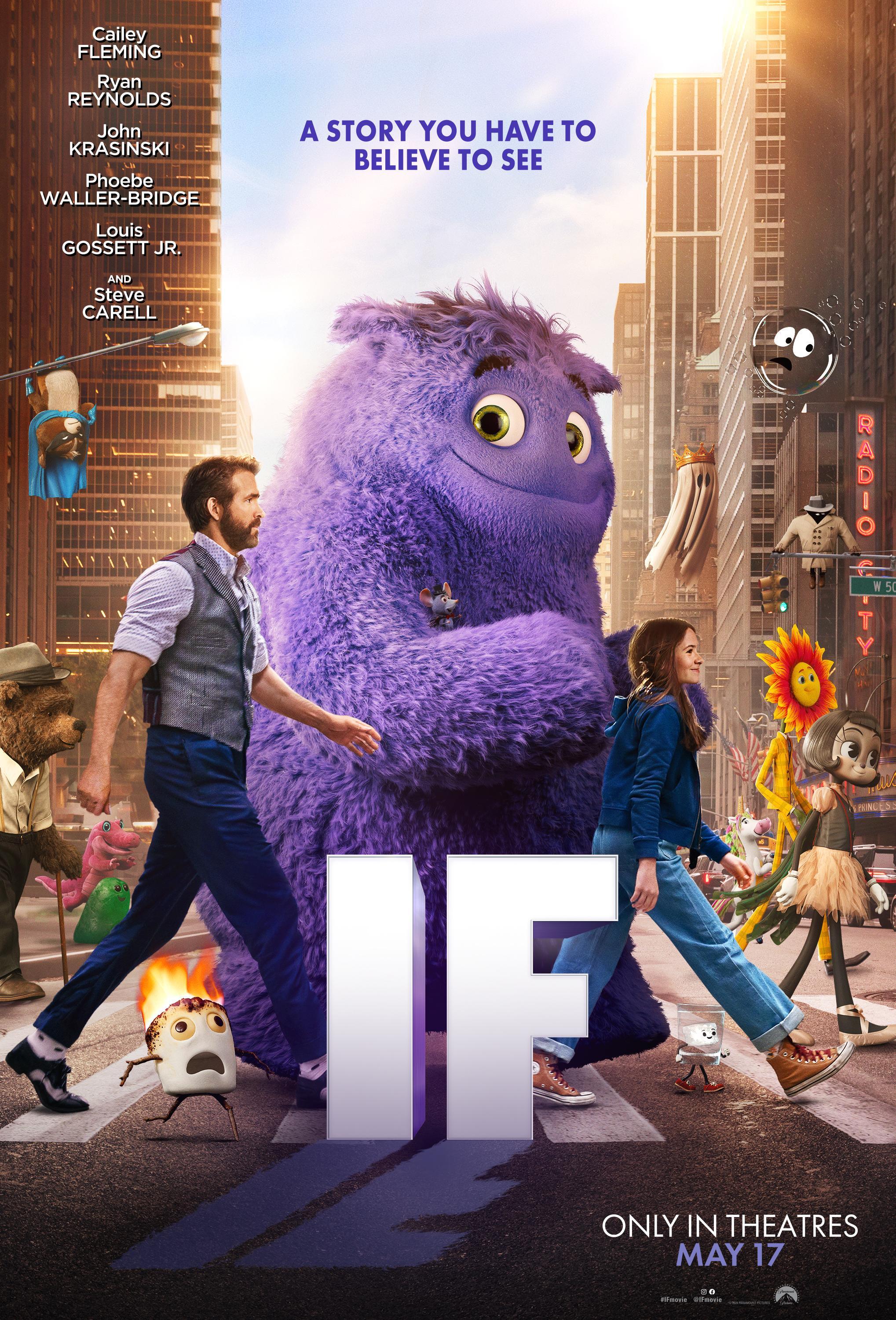 Imaginary Friends - a new product in the family movie genre with Ryan Reynolds - My, Movies, Drama, Comedy, Family, Video, Youtube, Longpost