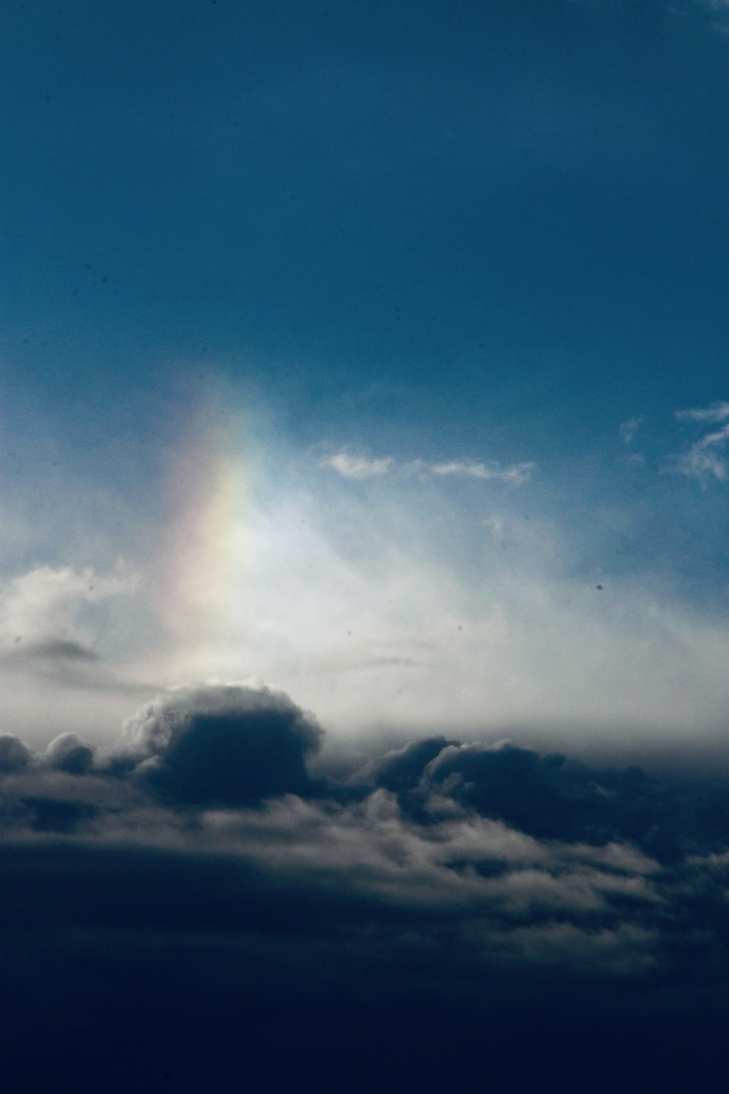 Celestial MRI - Sky, The photo, Photographer, Clouds, Light, Evening, Sunset, dawn, Lamp, Mobile photography, Longpost