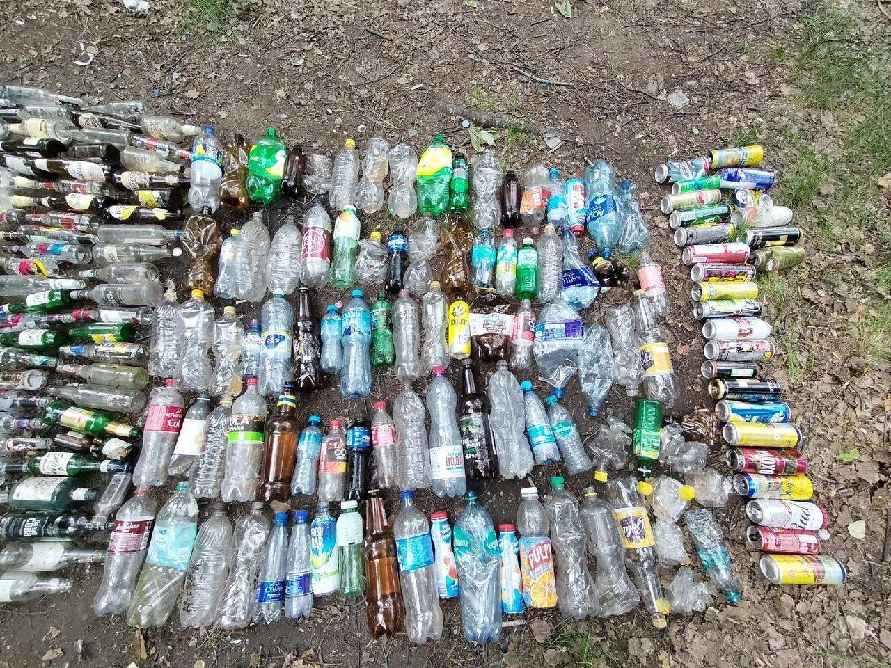 What kind of trash is most in the park? - My, Garbage, Cleaning, Chistoman, Chelyabinsk, Longpost