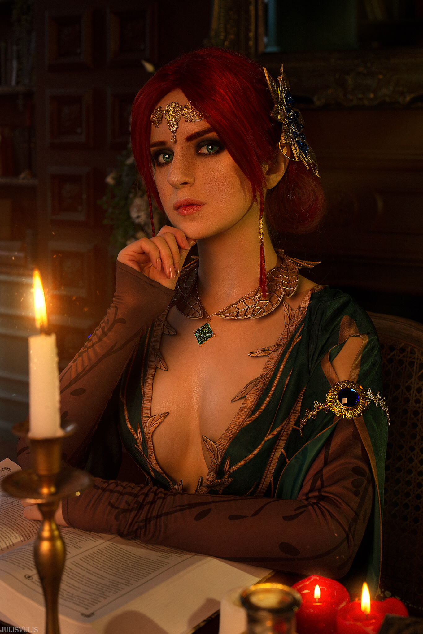 Cosplay of Triss Merigold - My, Witcher, The Witcher 3: Wild Hunt, Triss Merigold, Cosplay, The photo, Girls, Longpost