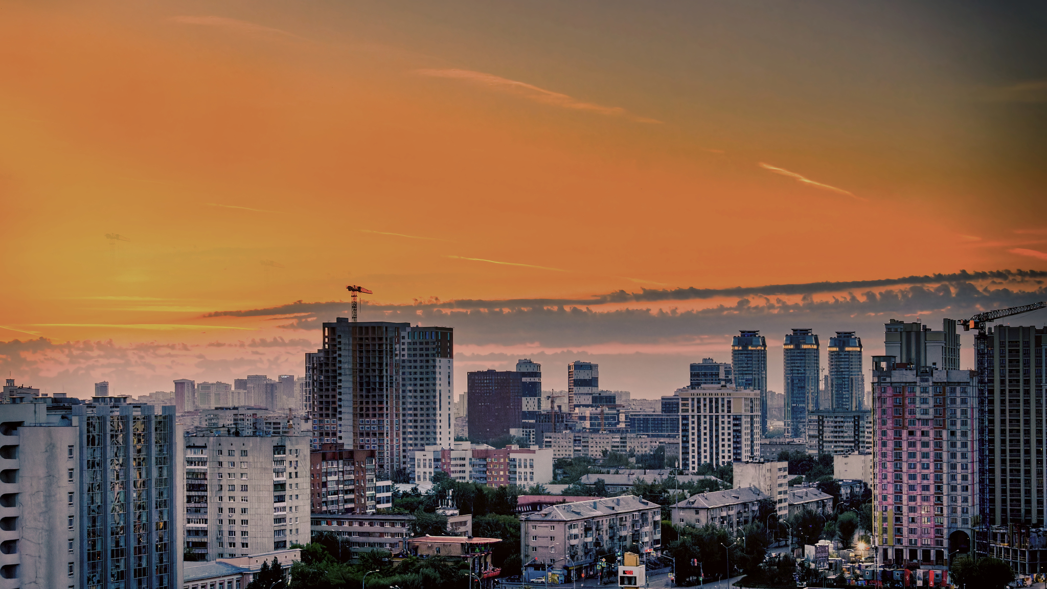 Morning photo - My, Canon, The photo, Middle Ural, Yekaterinburg, Town, Sunrise, Morning, Architecture