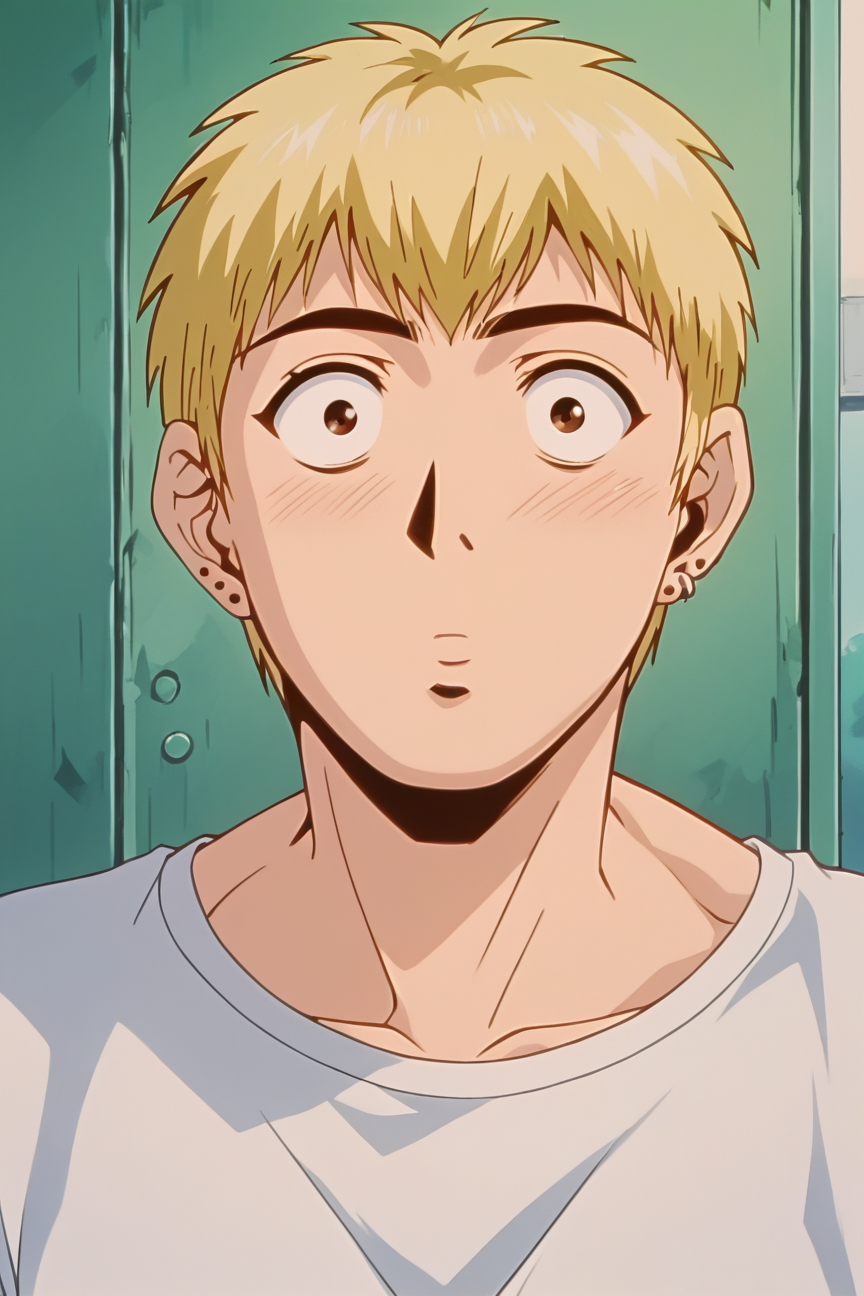 Meme faces - My, Stable diffusion, Anime, Art, Women, Anime memes, Memes, Gyaru, Neko, Ghost in armor, Cool teacher Onizuka, Tan, Tan line, Blonde, Longpost