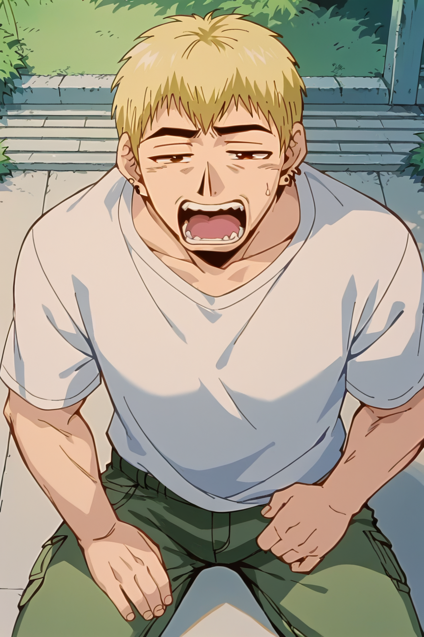 Meme faces - My, Stable diffusion, Anime, Art, Women, Anime memes, Memes, Gyaru, Neko, Ghost in armor, Cool teacher Onizuka, Tan, Tan line, Blonde, Longpost