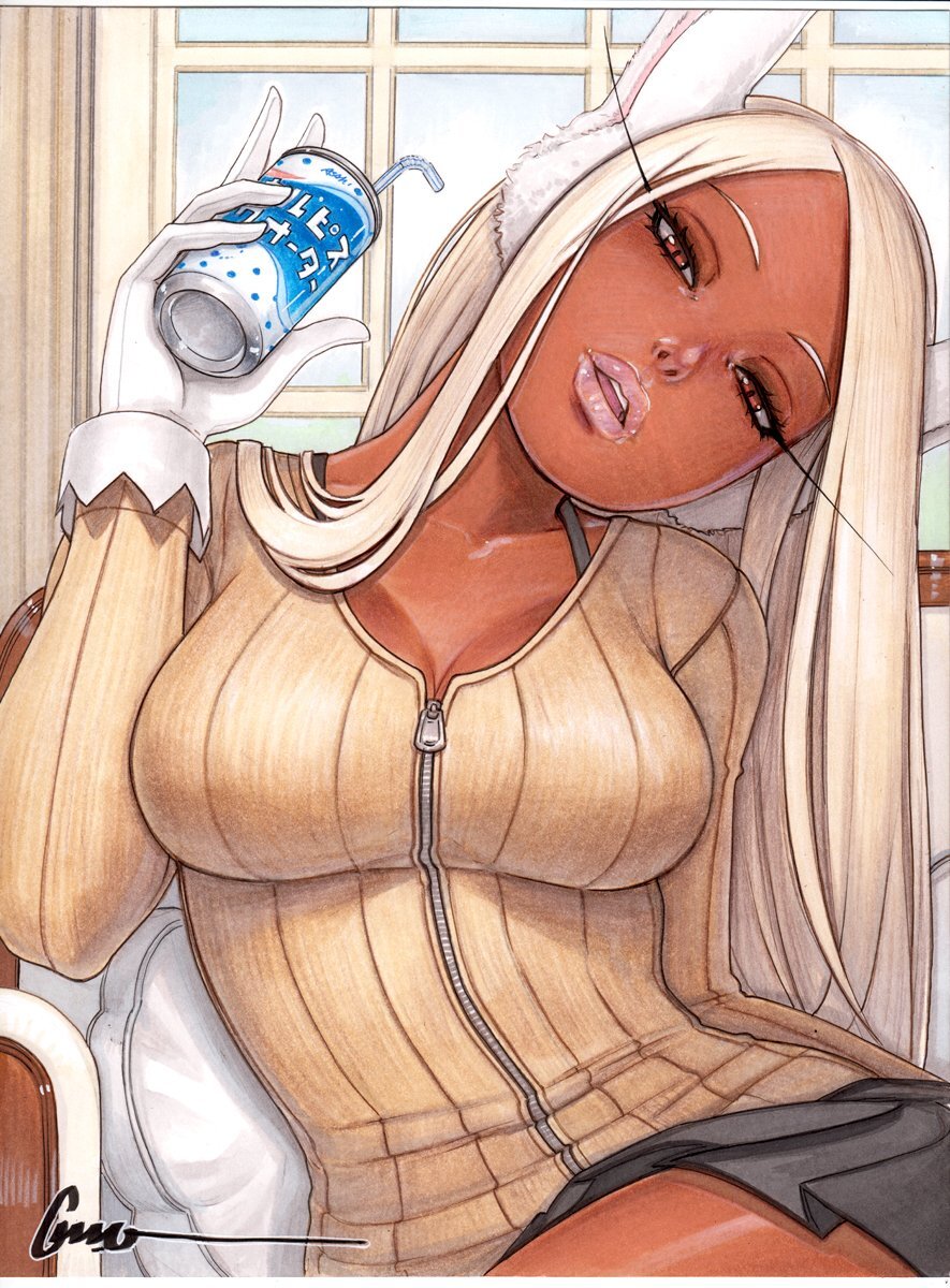 Continuation of the post “Miruko” - Omar Dogan, Art, Anime, Anime art, Boku no hero academia, Miruko, Animal ears, Reply to post