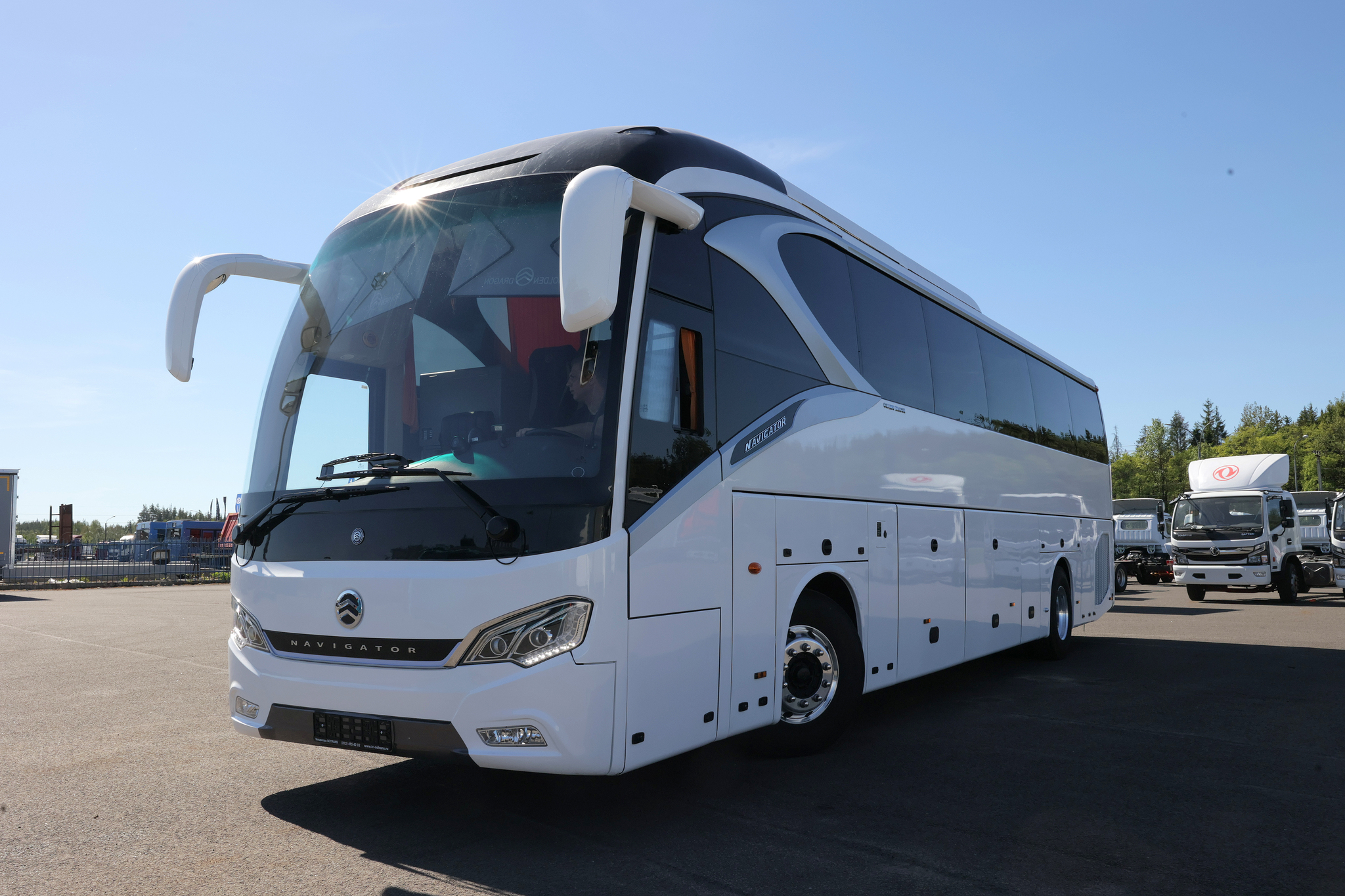 A new Chinese tourist bus was shown in St. Petersburg - Bus, China, Chinese cars, Public transport, Passenger Transportation, Saint Petersburg, Tourism, Transport, Longpost