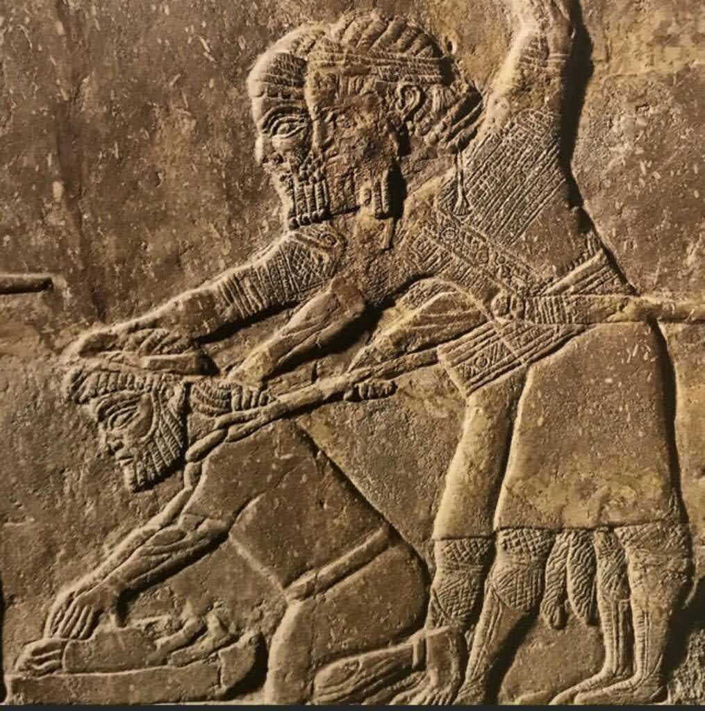 Assyrian cruelty - Ancient artifacts, History (science), Archeology, Assyria, Near East, Mesopotamia, Military history