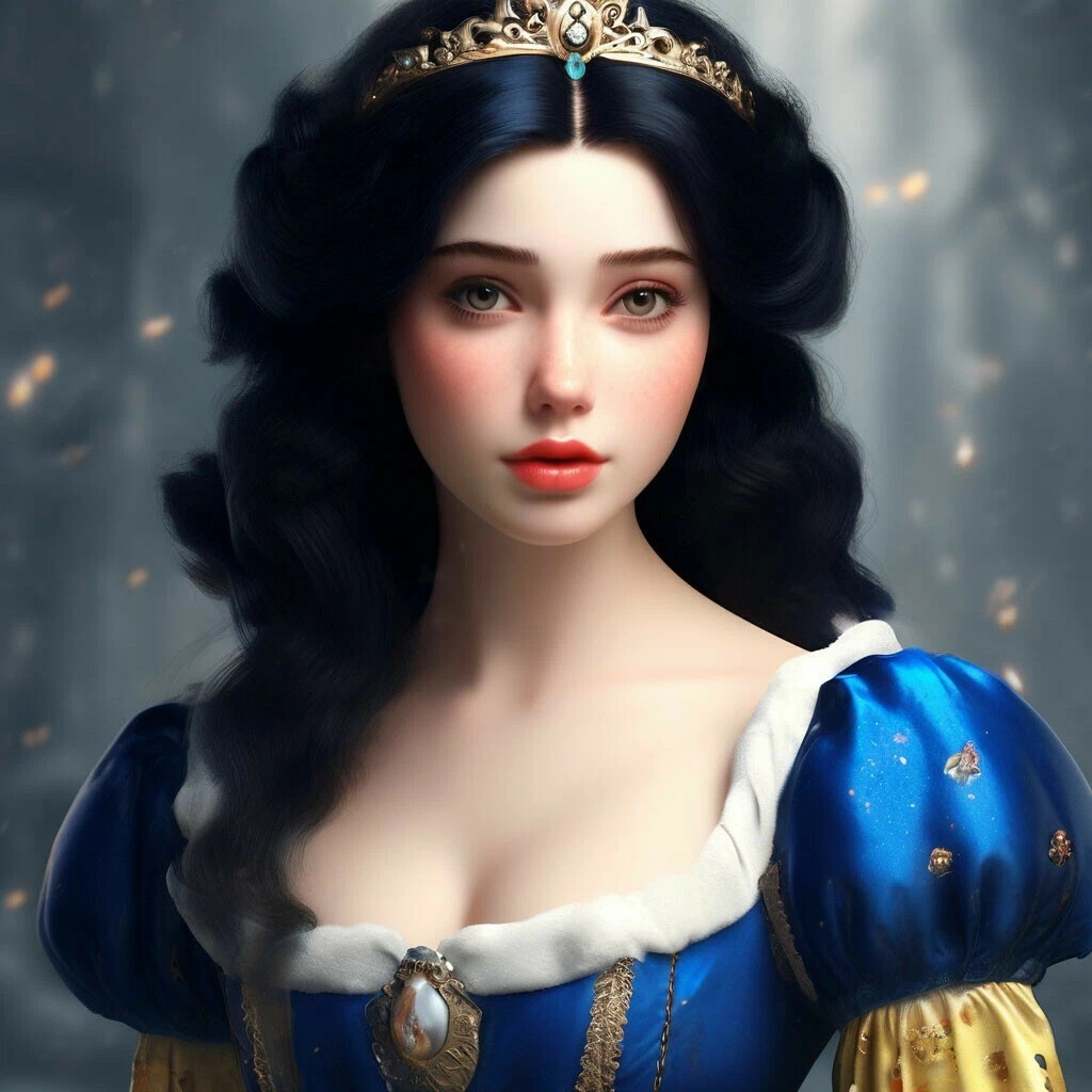 Disney princesses - Neural network art, Disney princesses, Longpost