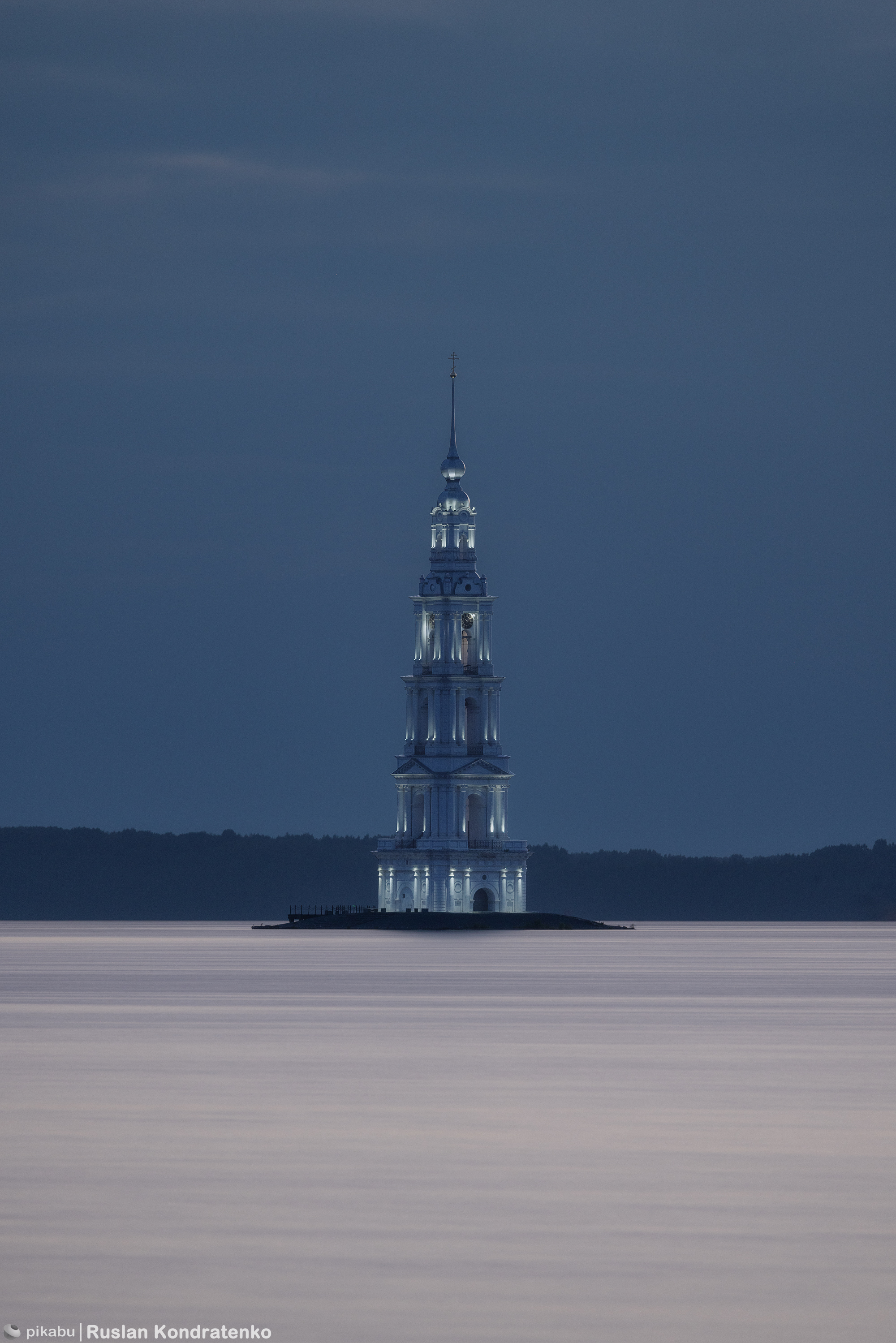 Kalyazinskaya bell tower - My, Canon, The photo, Kalyazin, Bell tower, Video, Vertical video, Longpost