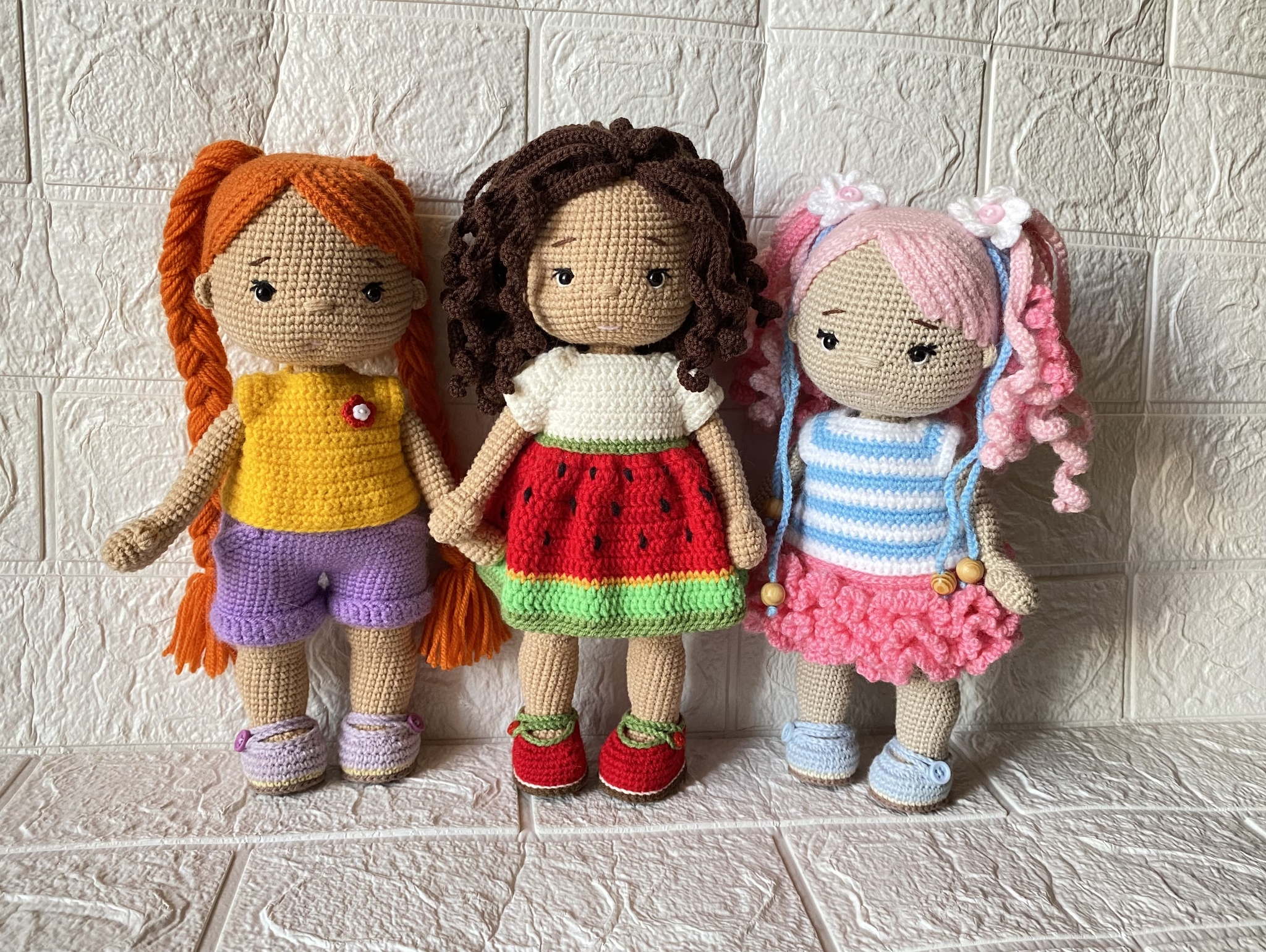 Our hands are not for boredom - 5 - My, Amigurumi, Crochet, Needlework without process, Handmade dolls, Longpost, Interior doll