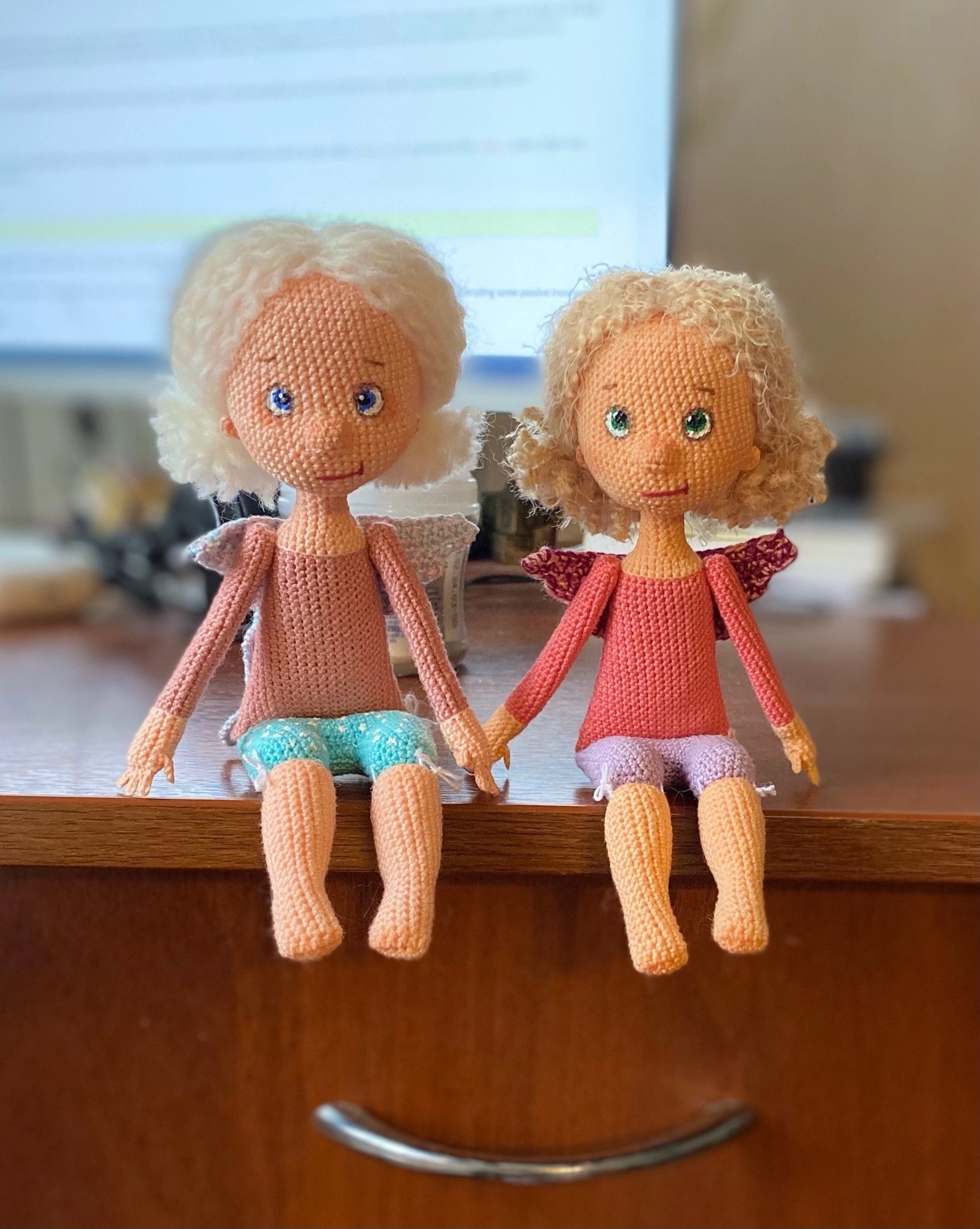 Our hands are not for boredom - 5 - My, Amigurumi, Crochet, Needlework without process, Handmade dolls, Longpost, Interior doll