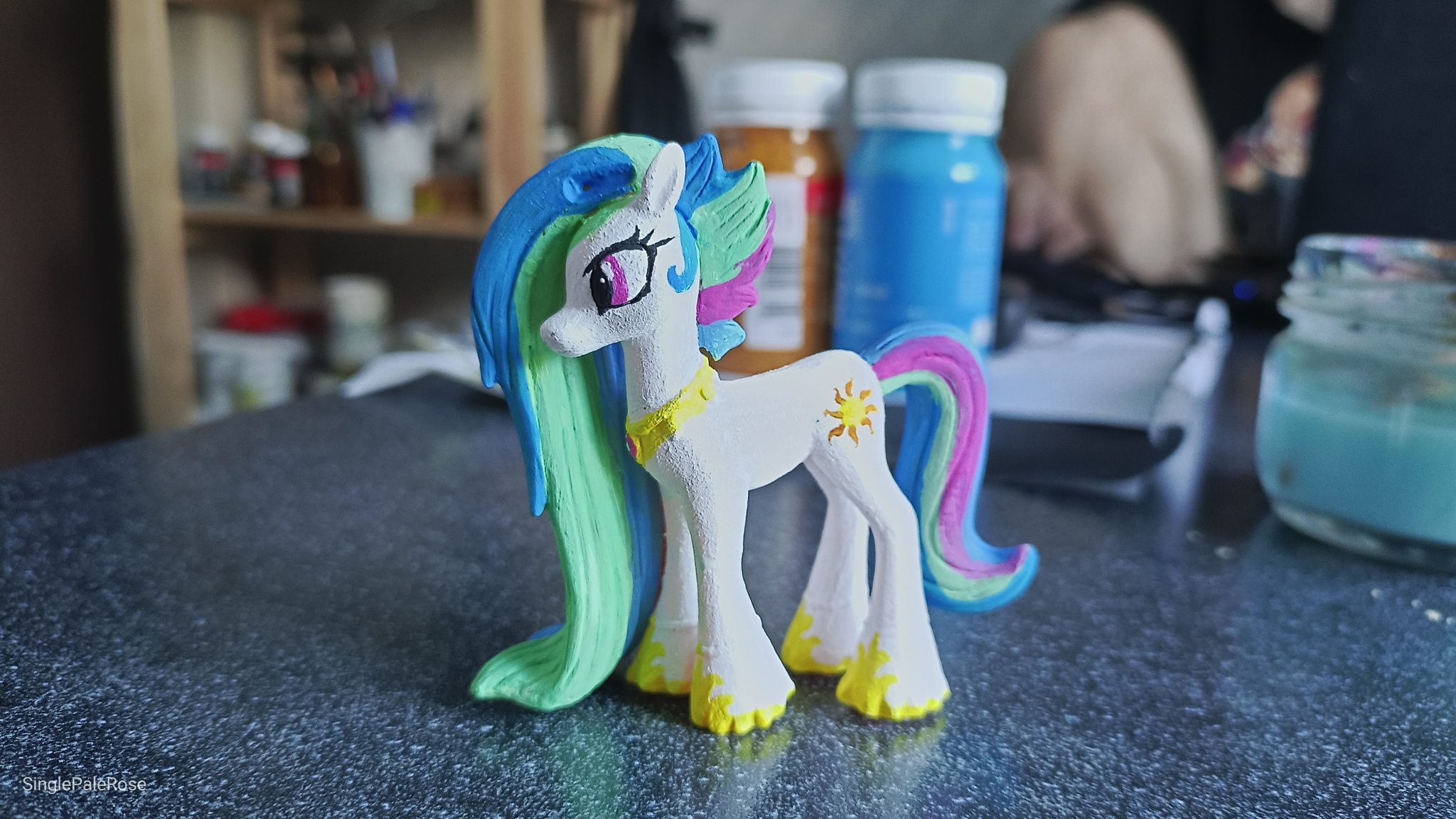 Why not? - My, Acrylic, Creation, Princess celestia, My little pony, Longpost