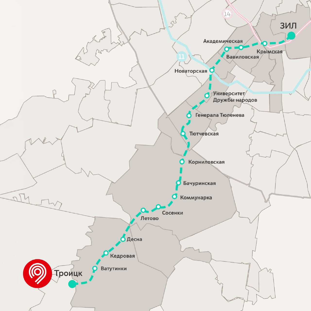 The new Troitskaya metro line is planned to be fully launched in Moscow by 2030. - My, Transport, Public transport, Moscow Metro, Metro, Building, Good news, Moscow