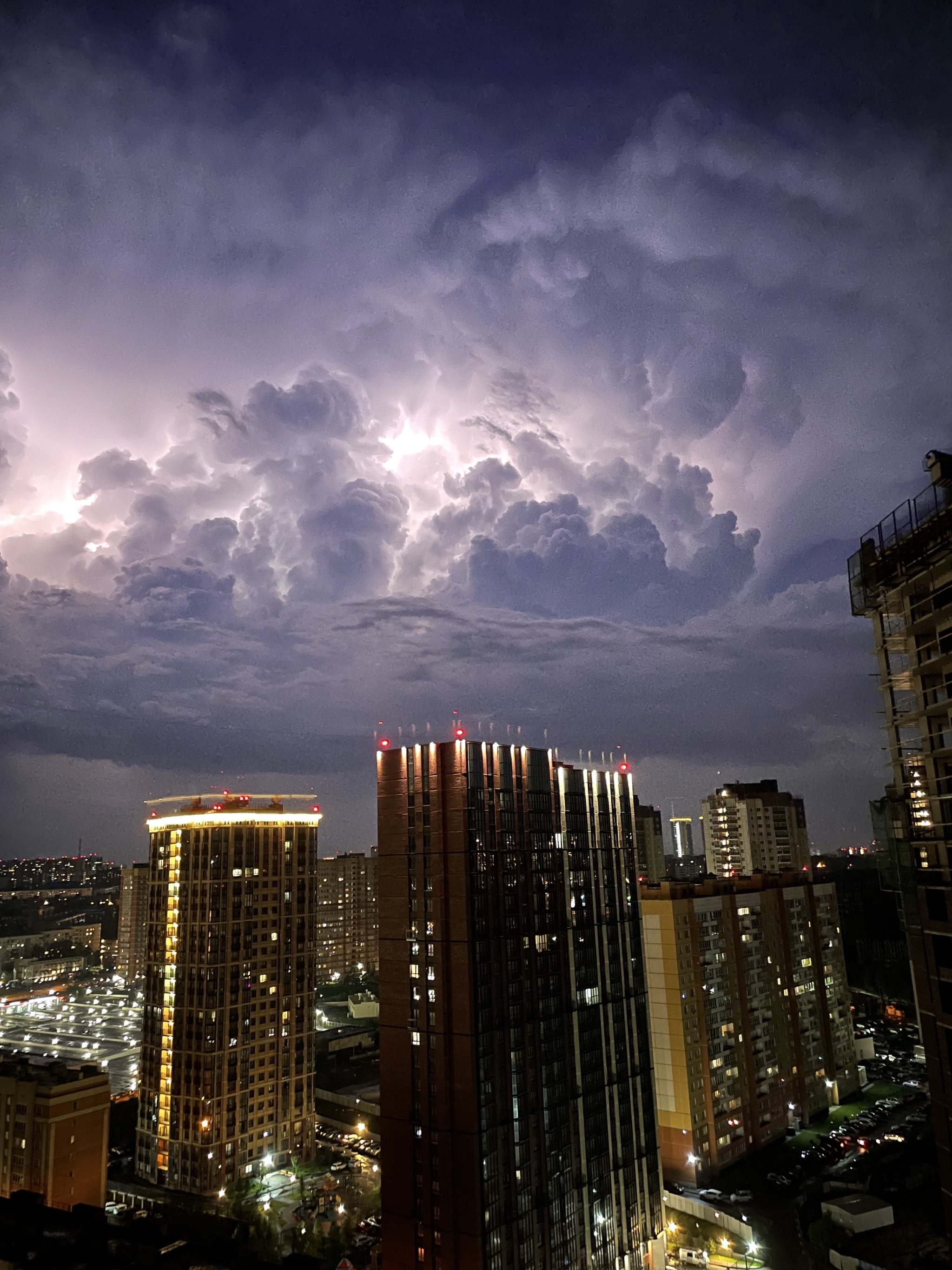 Storm - My, Thunderstorm, Lightning, Novosibirsk, The photo, Clouds, Zarnitsa, Night