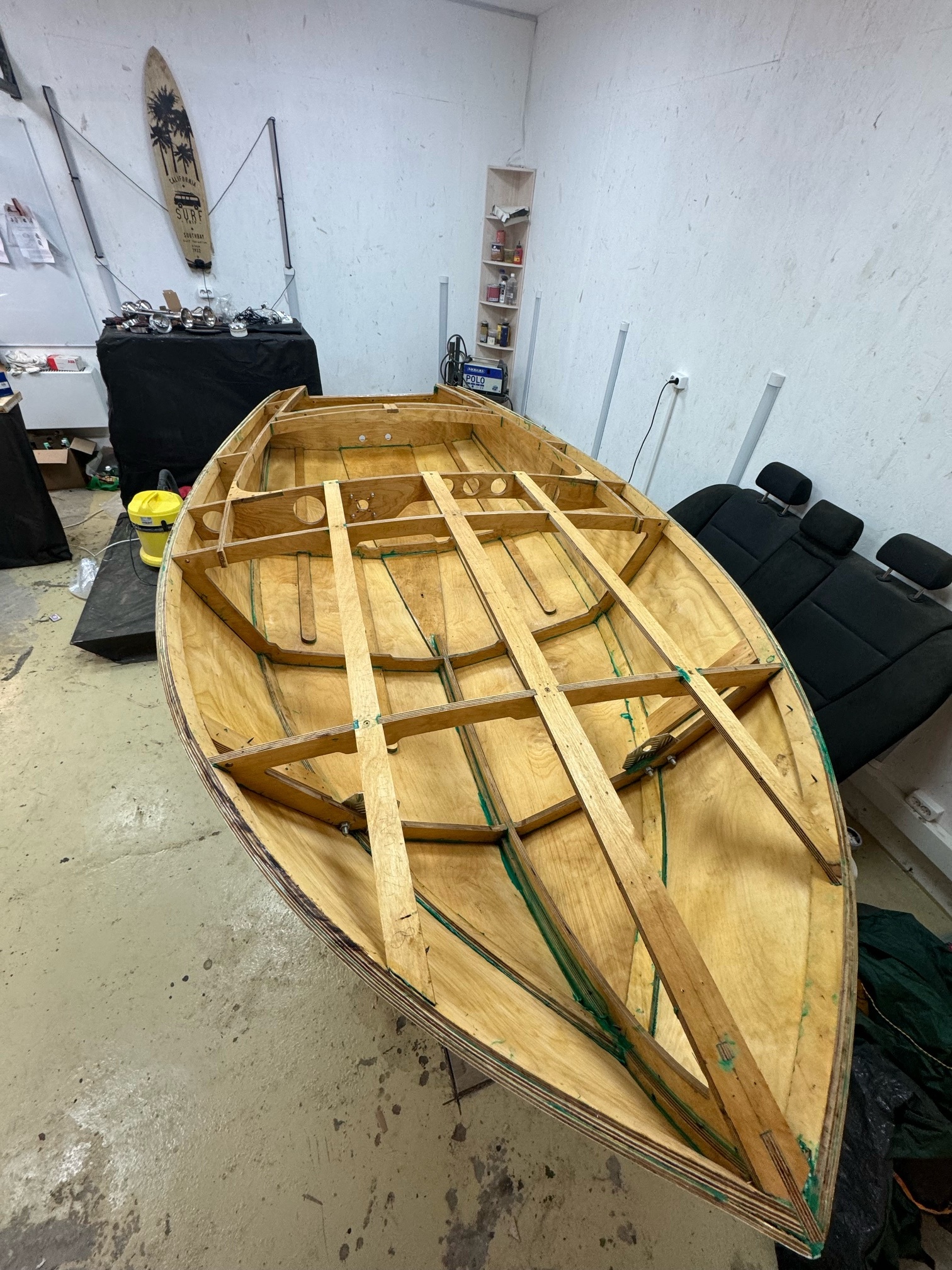 We build a boat with our own hands, or how to make something out of nothing. Part 2 - hull plating - My, CNC, Yacht, Boat, Manufacturing, Workshop, Carpenter, Production, With your own hands, Wood products, Process, Longpost