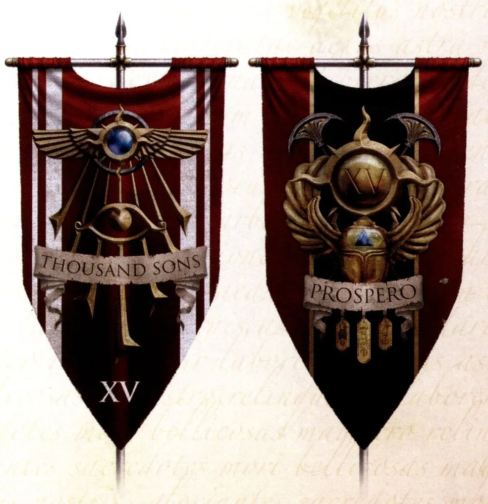 Thousand Sons heraldry before the Horus Heresy - My, Warhammer 40k, Warhammer, Adeptus Astartes, Primarchs, Horus heresy, Ancient Egypt, Science fiction, Warhammer 30k, Longpost