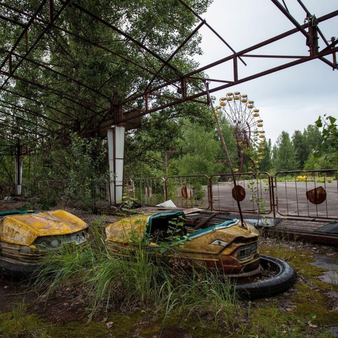 Abandoned amusement park, ghost town of Pripyat - Abandoned, Travels, Abandoned cities, Pripyat, Amusement park, the USSR