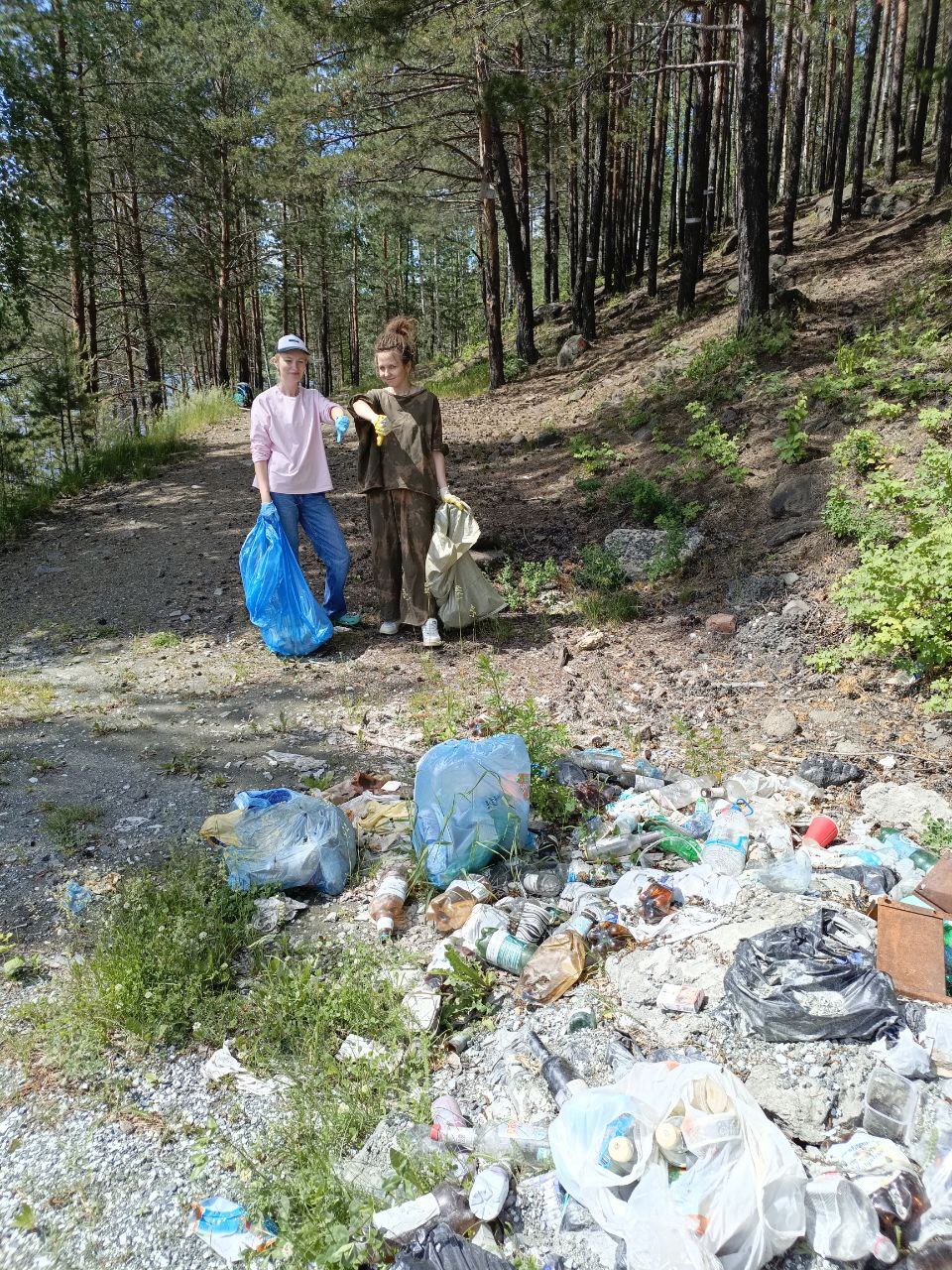 Collected 21 bags of garbage from the hiking trail - My, Ural, Garbage, Pure Man's League, Ecology, Longpost