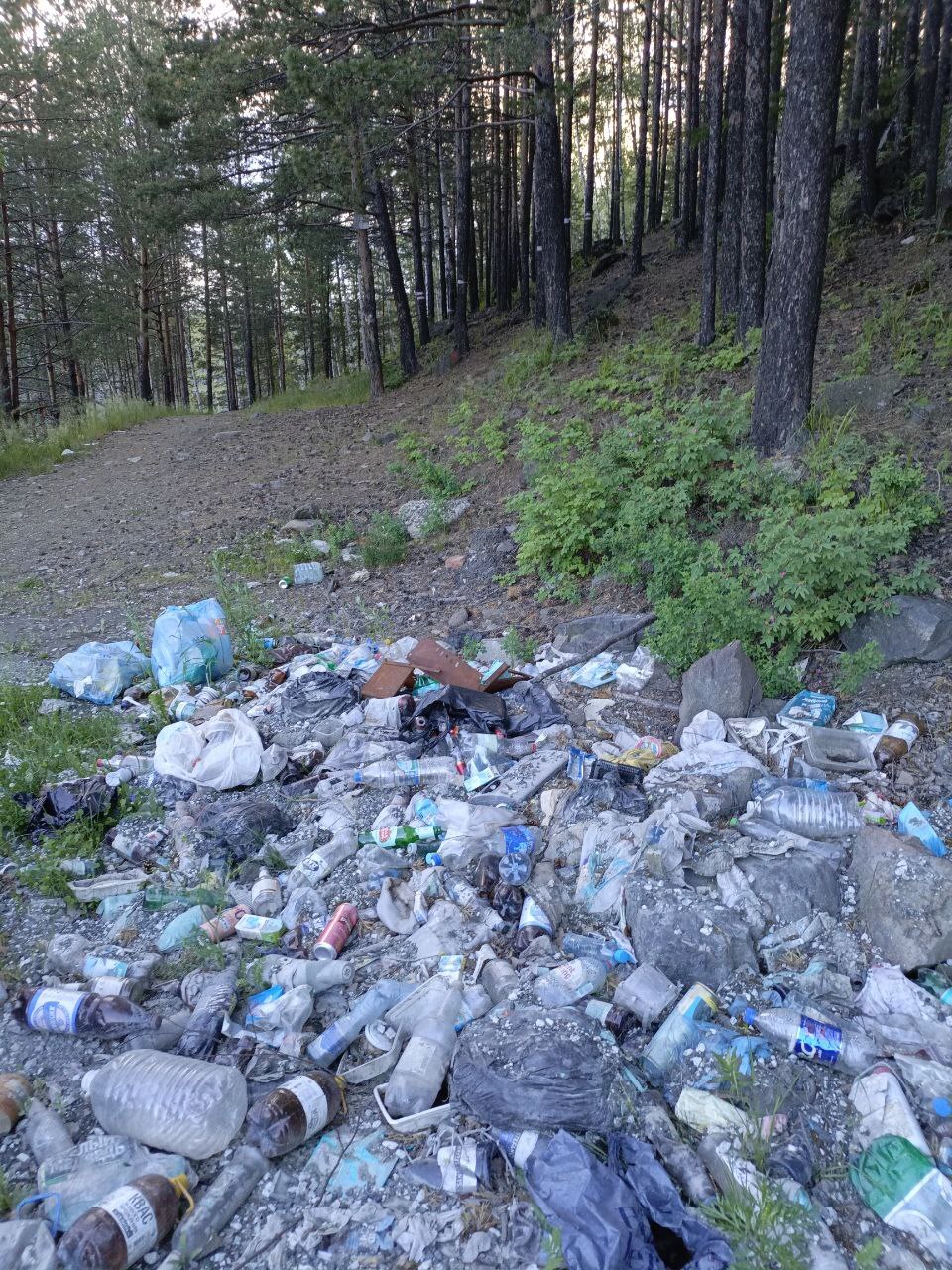 Collected 21 bags of garbage from the hiking trail - My, Ural, Garbage, Pure Man's League, Ecology, Longpost