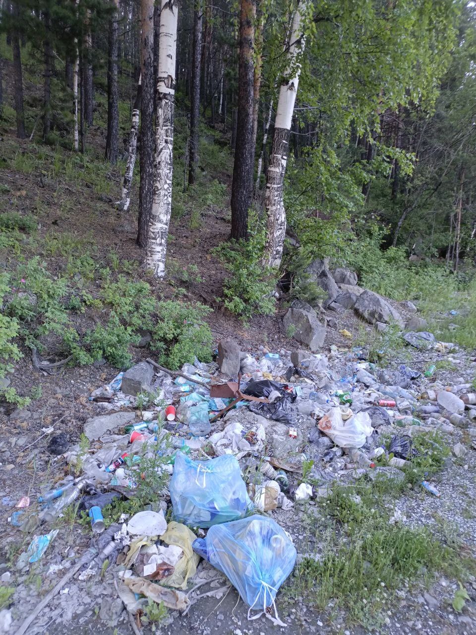 Collected 21 bags of garbage from the hiking trail - My, Ural, Garbage, Pure Man's League, Ecology, Longpost