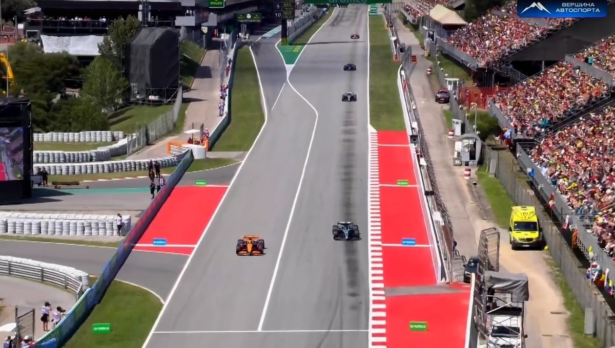 Almost for Norris, a Mercedes podium and another Dutch anthem. Review of the Spanish Grand Prix - Автоспорт, Race, Formula 1, Spain, Barcelona (city), Mercedes, Red bull, Ferrari, Mclaren, Max Verstappen, Lando Norris, Lewis Hamilton, Charles Leclerc, George Russell, Carlos Sainz, Fernando Alonso, Fire, Yandex Zen (link), VKontakte (link), Longpost