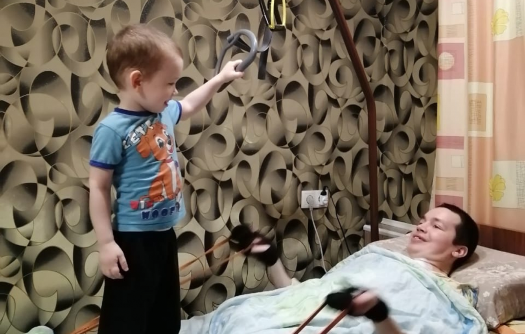 The severe injury did not break Igor - Charity, Life stories, Disabled person, The strength of the Peekaboo, Help, Fracture of the spine, Надежда, Rehabilitation, Strength of mind, Longpost