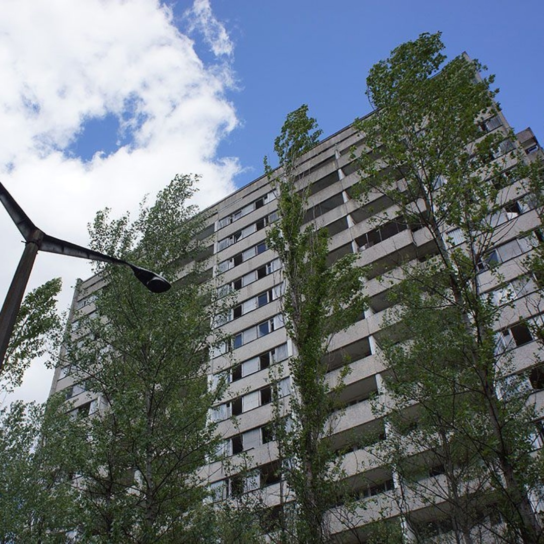 Шестнадцатиэтажный дом в городе-призраке Припять - Заброшенное, Путешествия, Заброшенные города, Припять